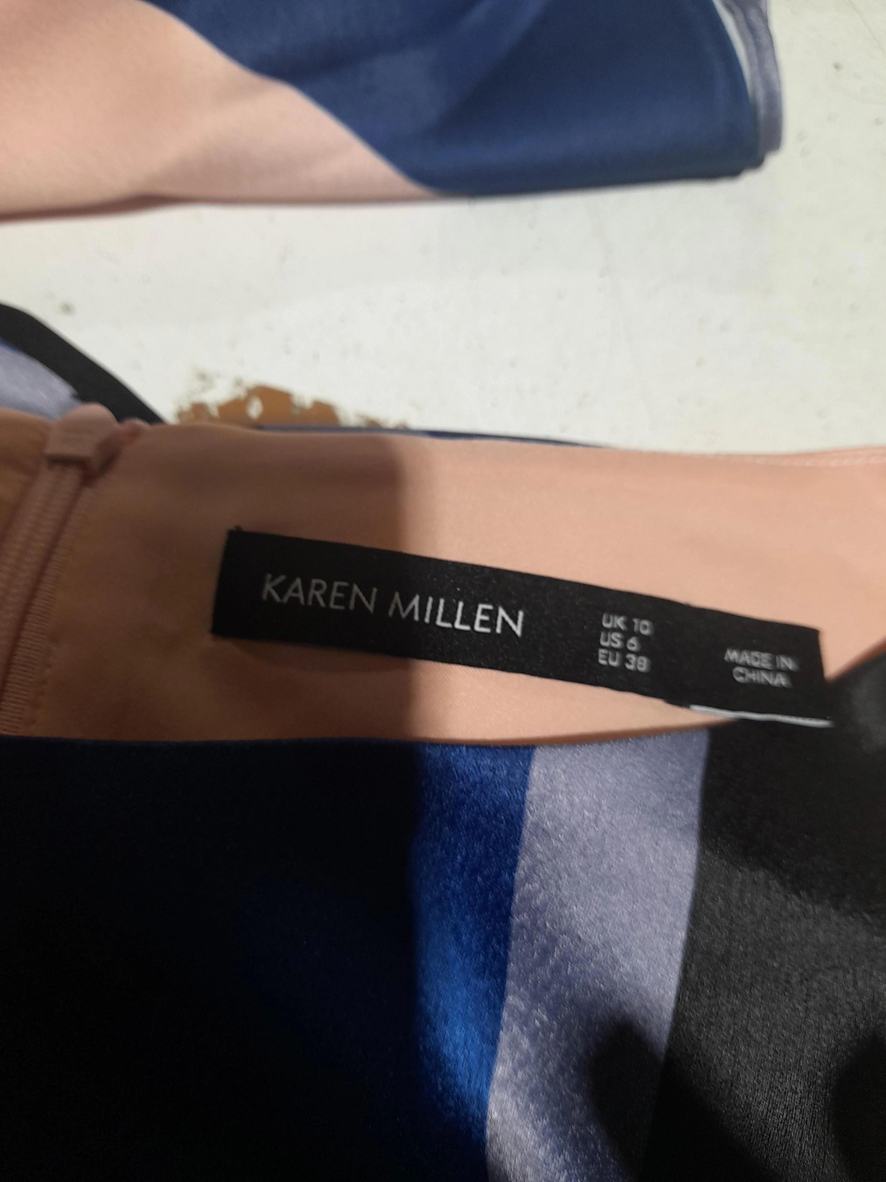 Karen Millen Skater Midi Dress UK10 in Multi - Image 7