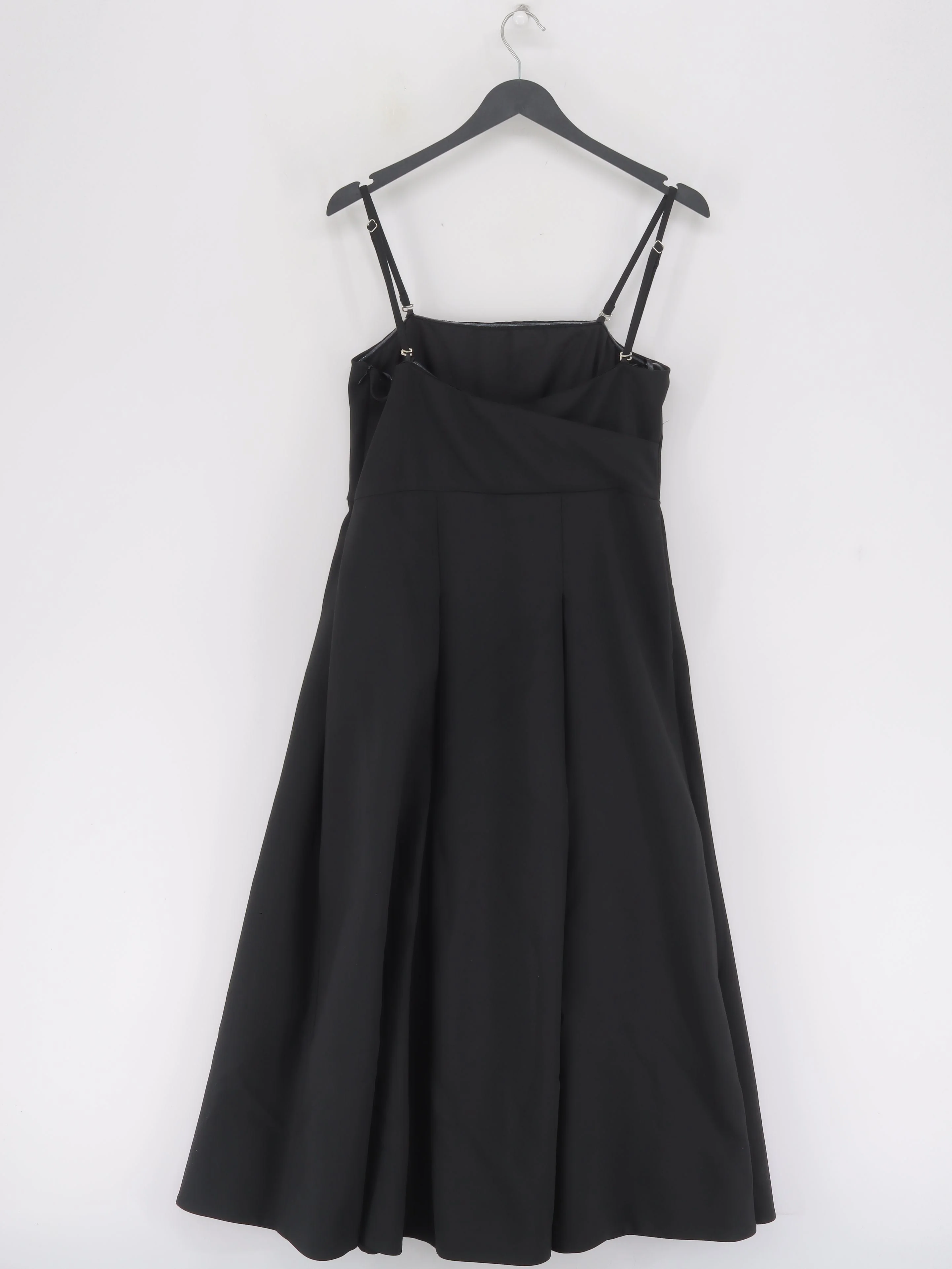 Karen Millen Skater Midi Dress UK12 in Black RRP £239 - Image 2