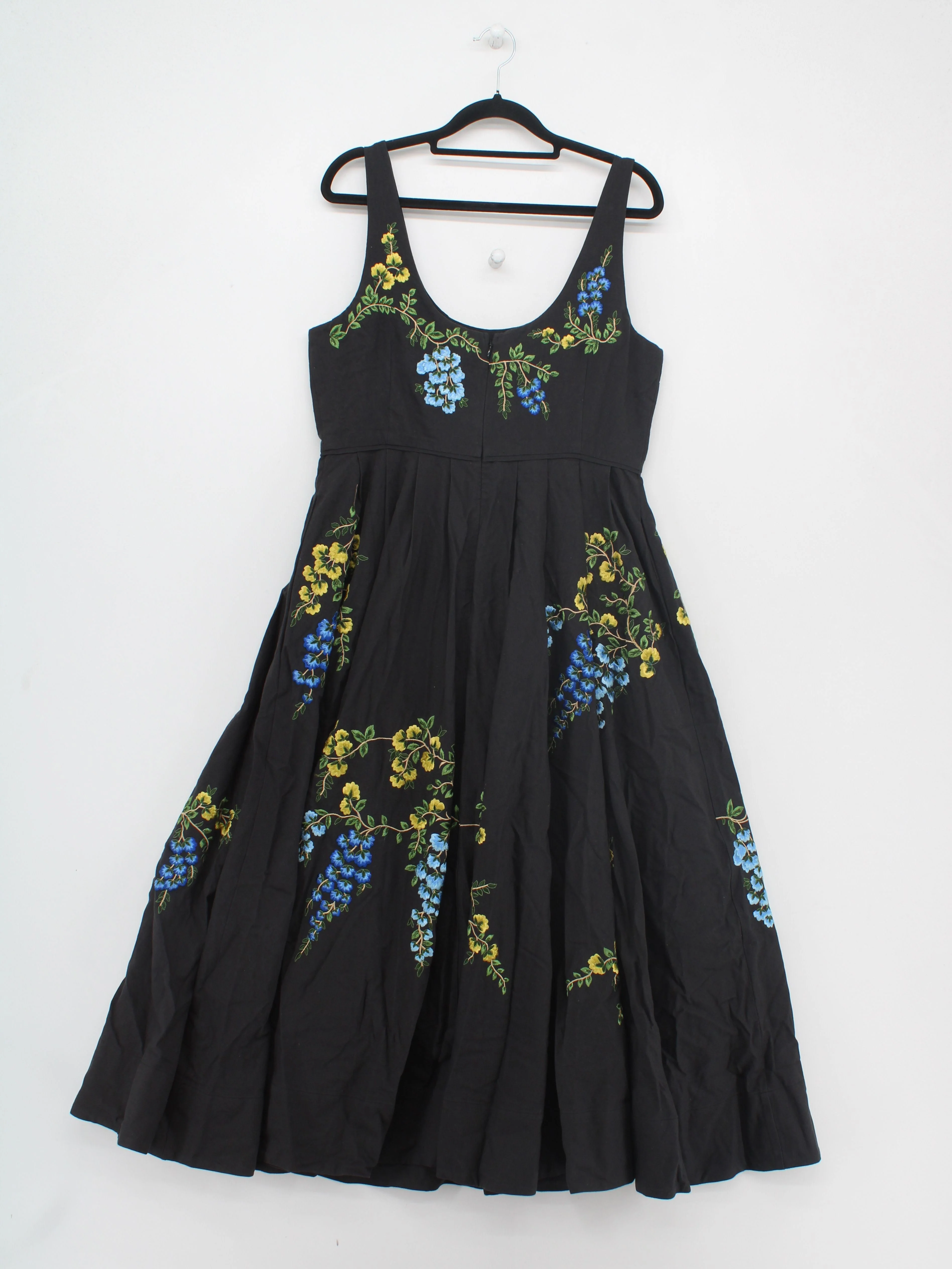 Karen Millen Skater Midi Dress UK12 in Black RRP £359 - Image 2