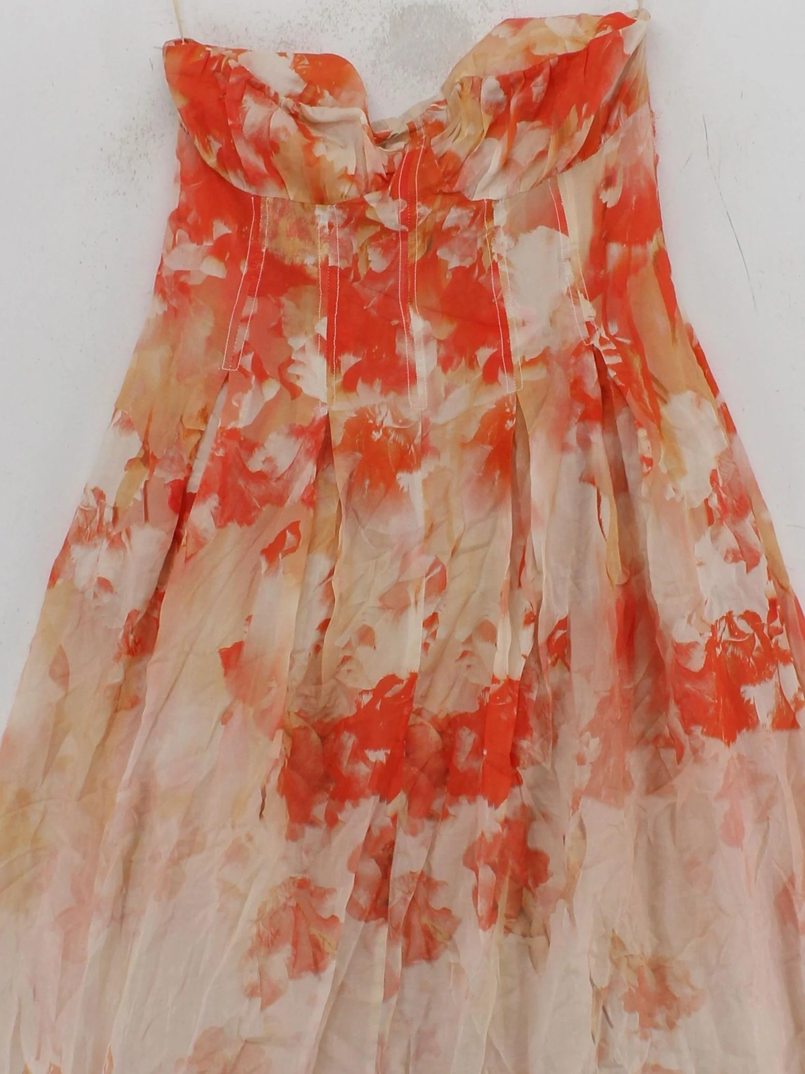 Karen Millen Skater Midi Dress UK12 in Cream RRP £199 - Image 3