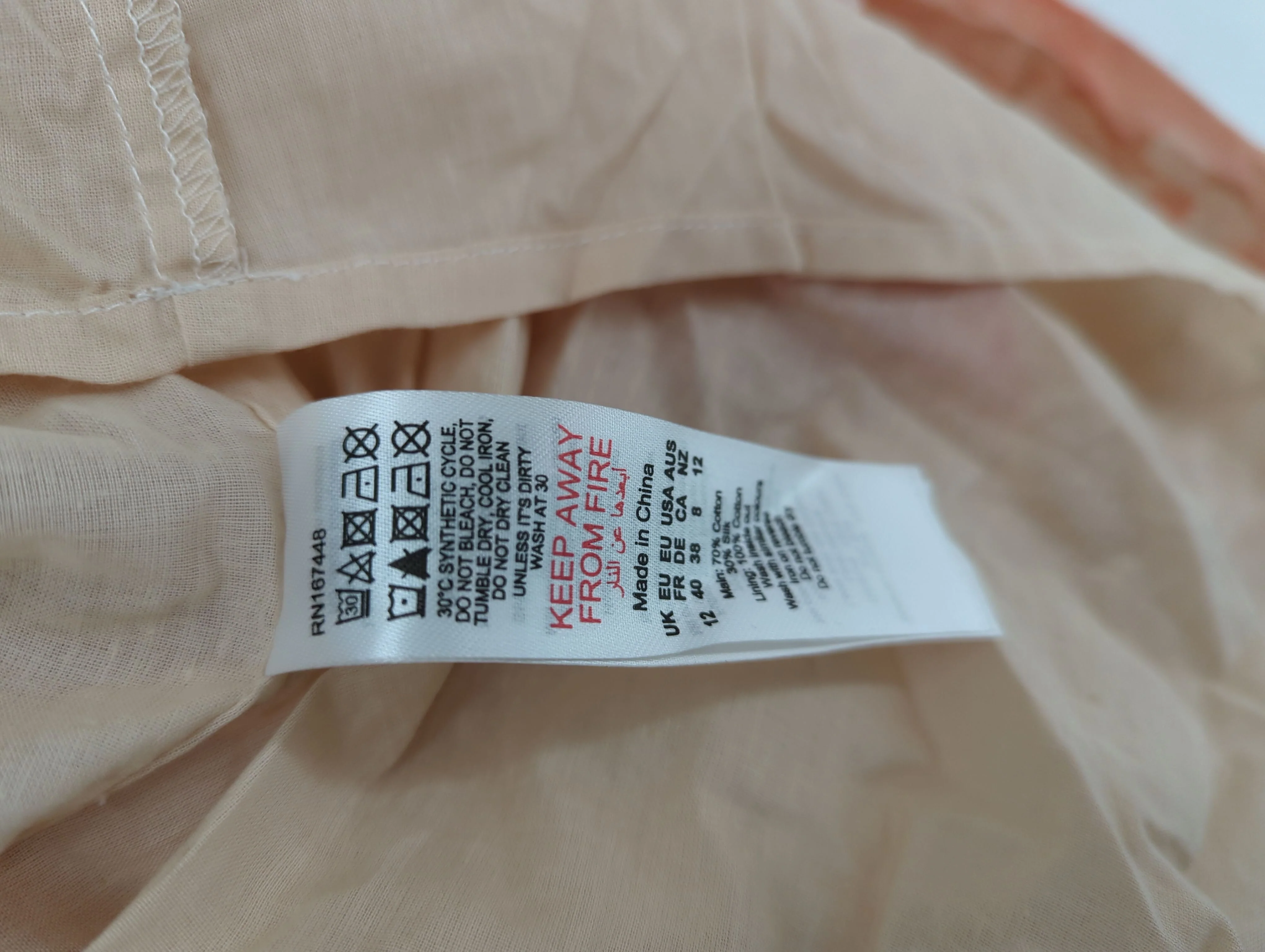 Karen Millen Skater Midi Dress UK12 in Cream RRP £199 - Image 7
