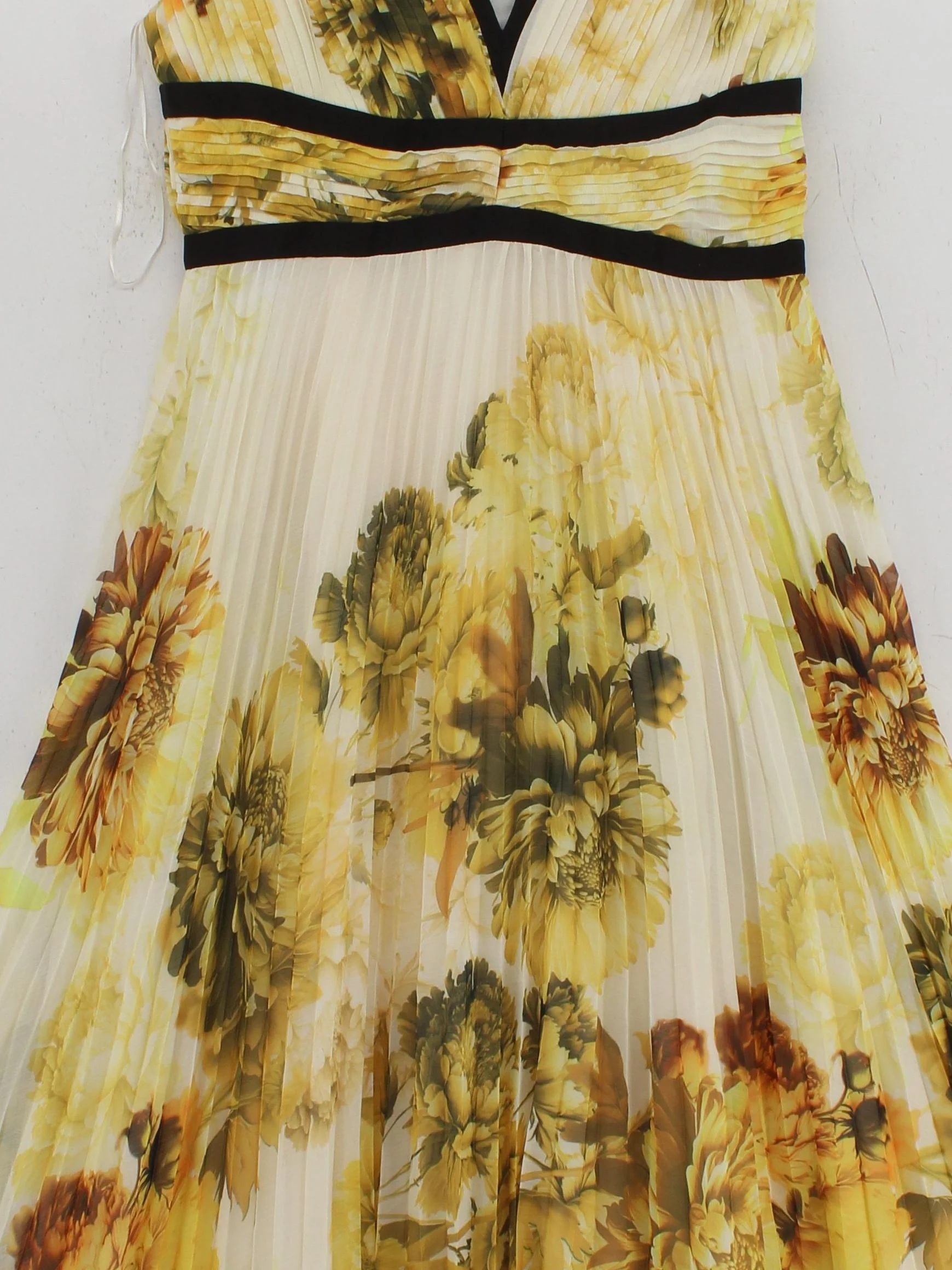 Karen Millen Skater Midi Dress UK12 in Yellow RRP £159 - Image 3