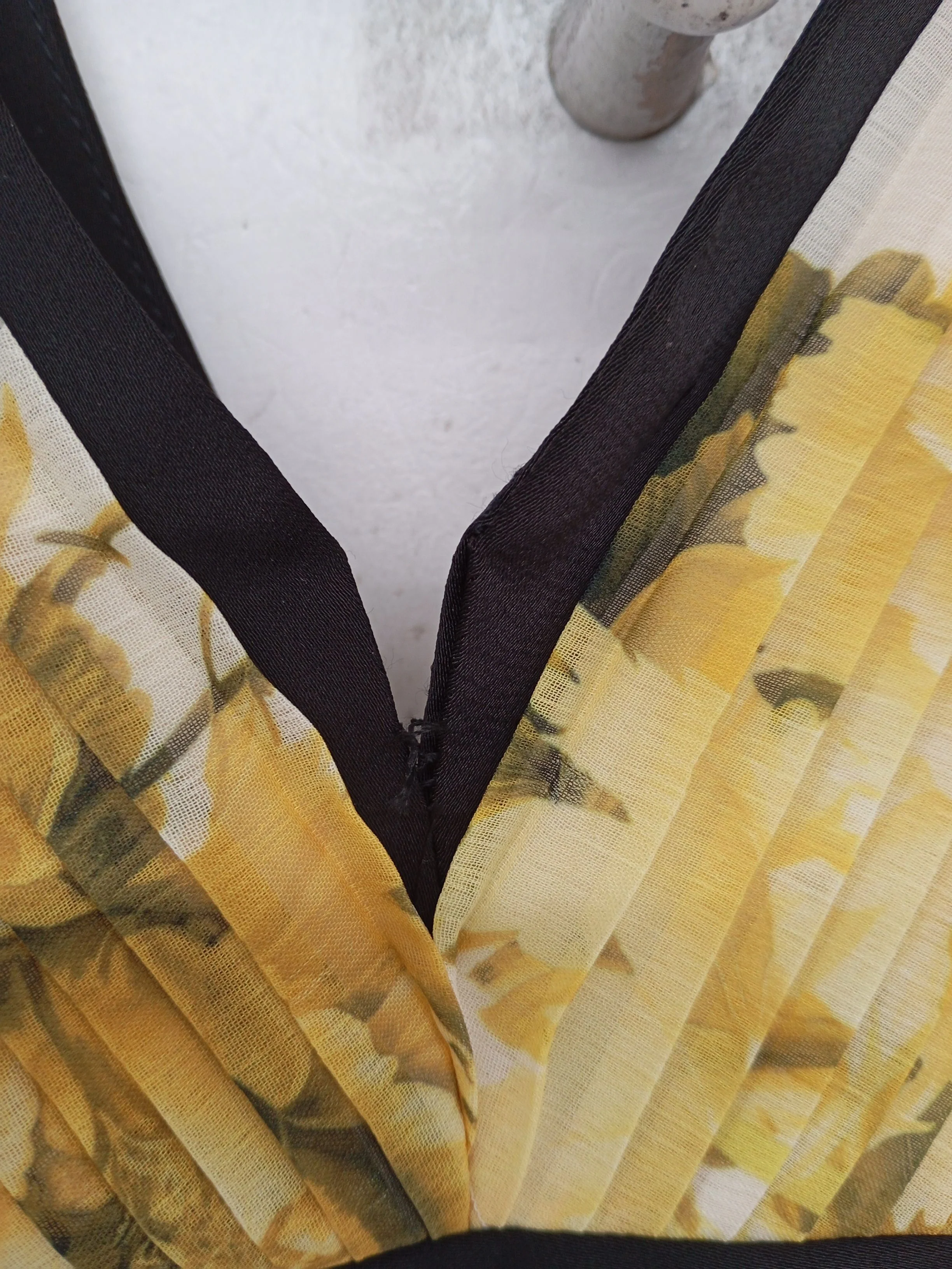Karen Millen Skater Midi Dress UK12 in Yellow RRP £159 - Image 5