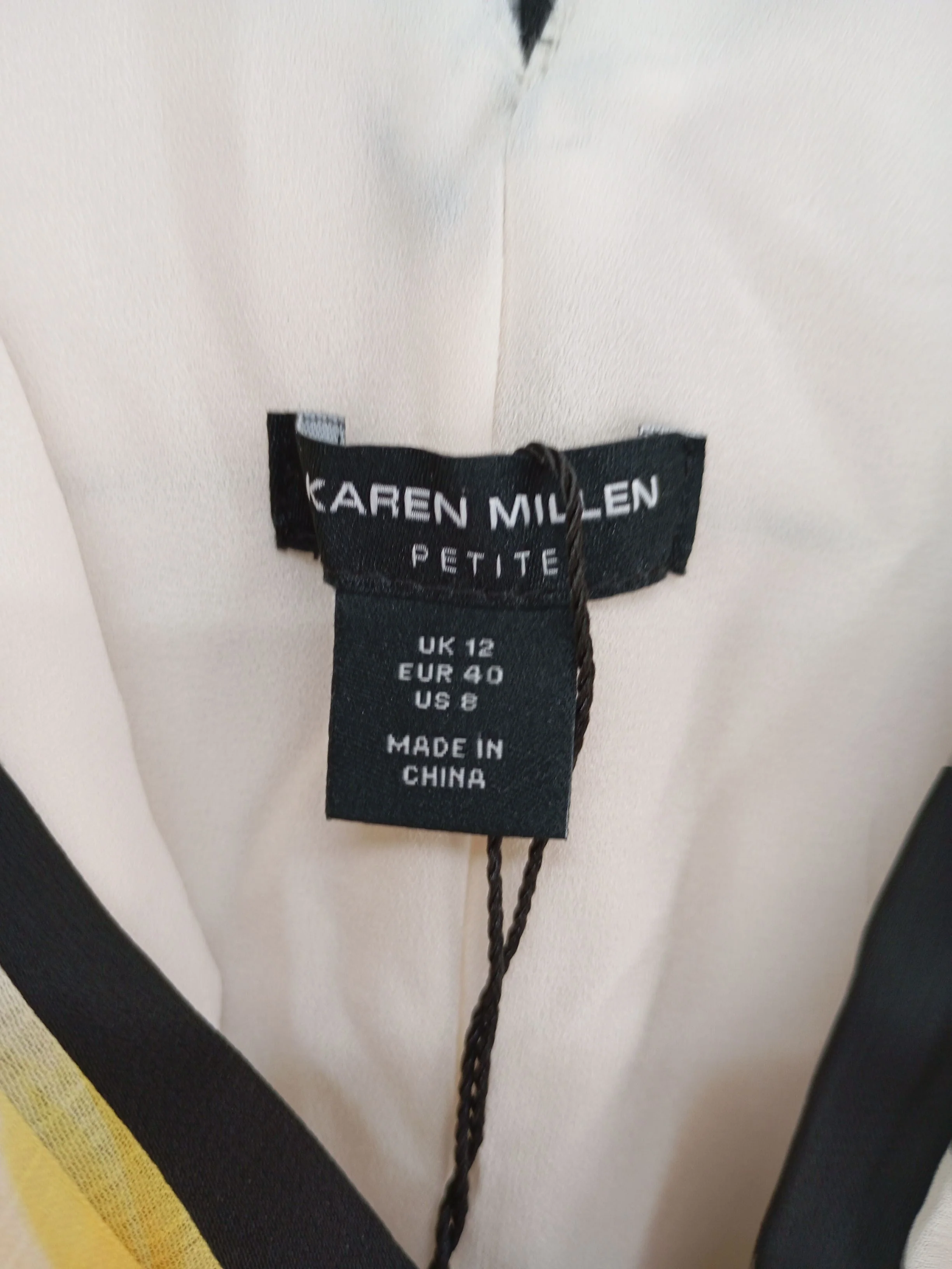 Karen Millen Skater Midi Dress UK12 in Yellow RRP £159 - Image 6