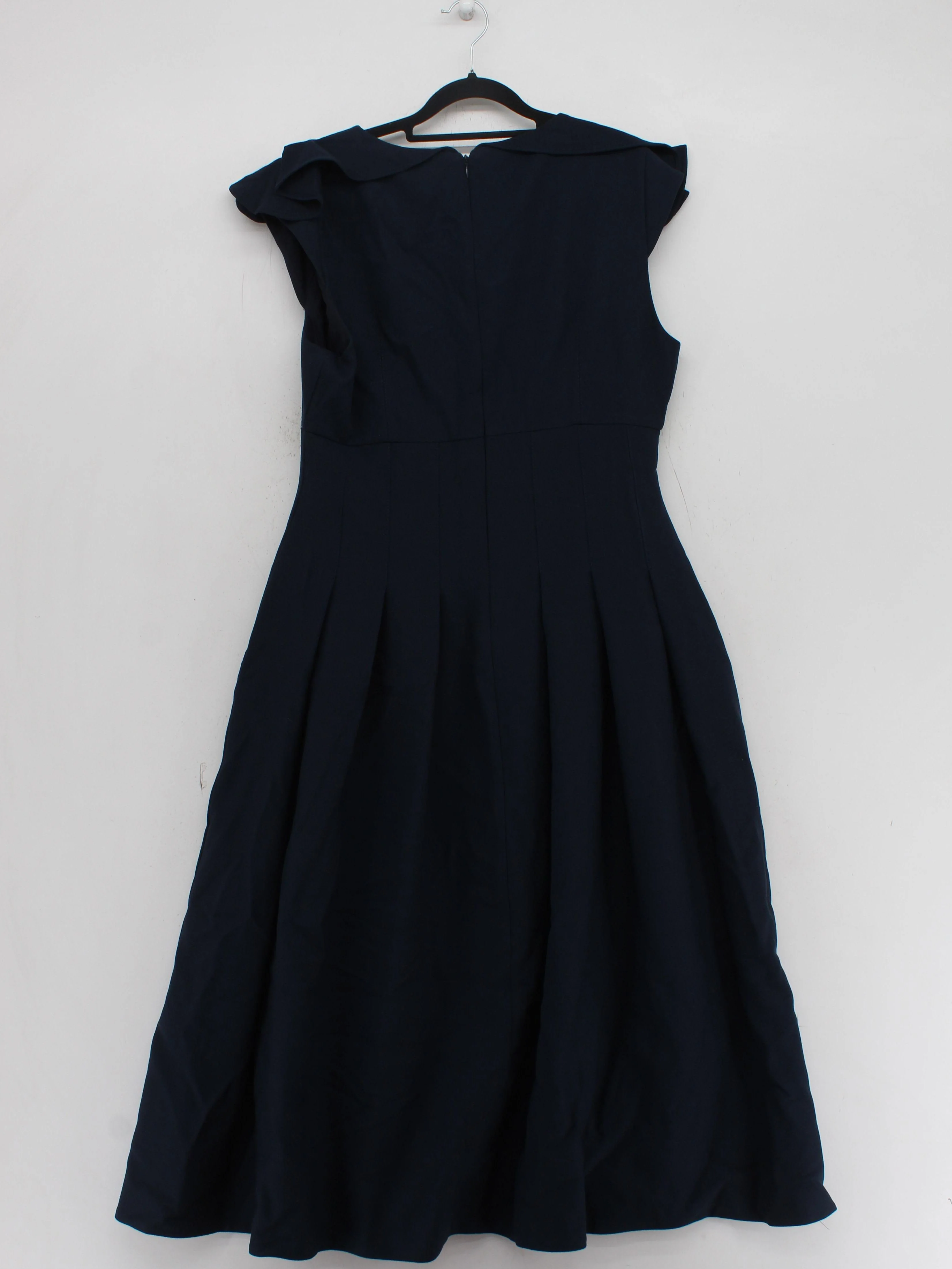 Karen Millen Skater Midi Dress UK14 in Blue RRP £239 - Image 2