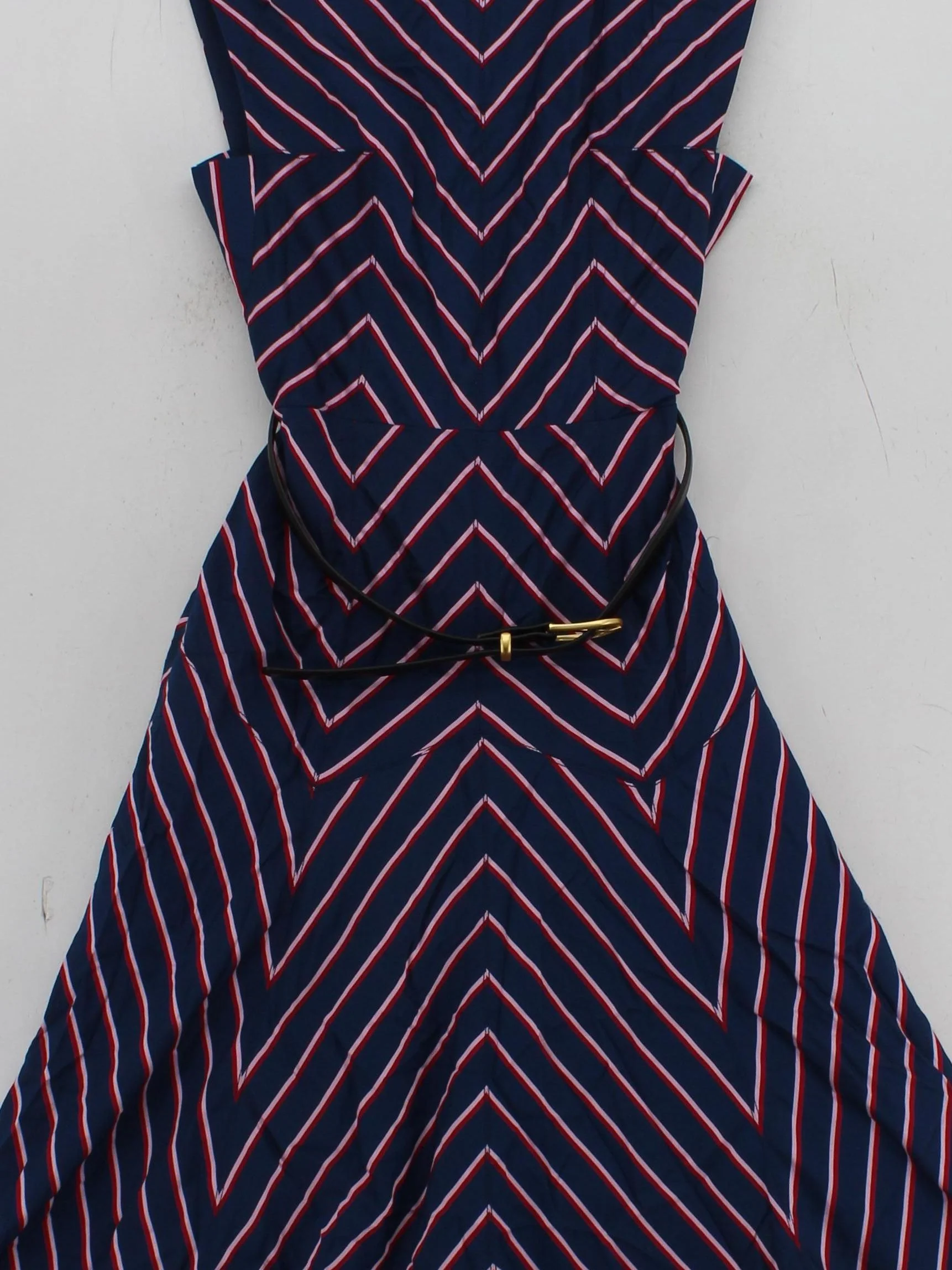 Karen Millen Skater Midi Dress UK6 in Blue RRP £199 - Image 3