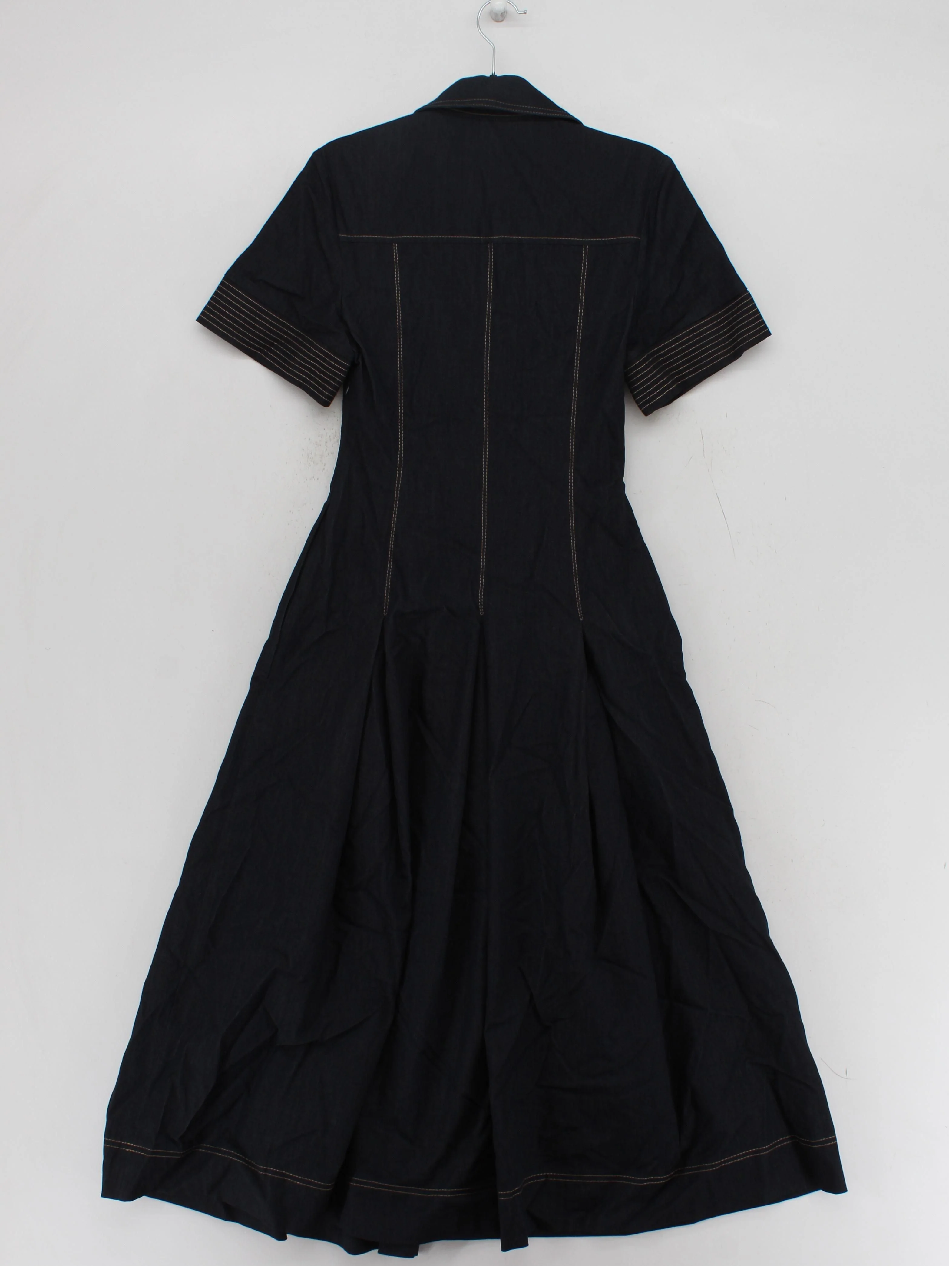 Karen Millen Skater Midi Dress UK6 in Blue RRP £199 - Image 2