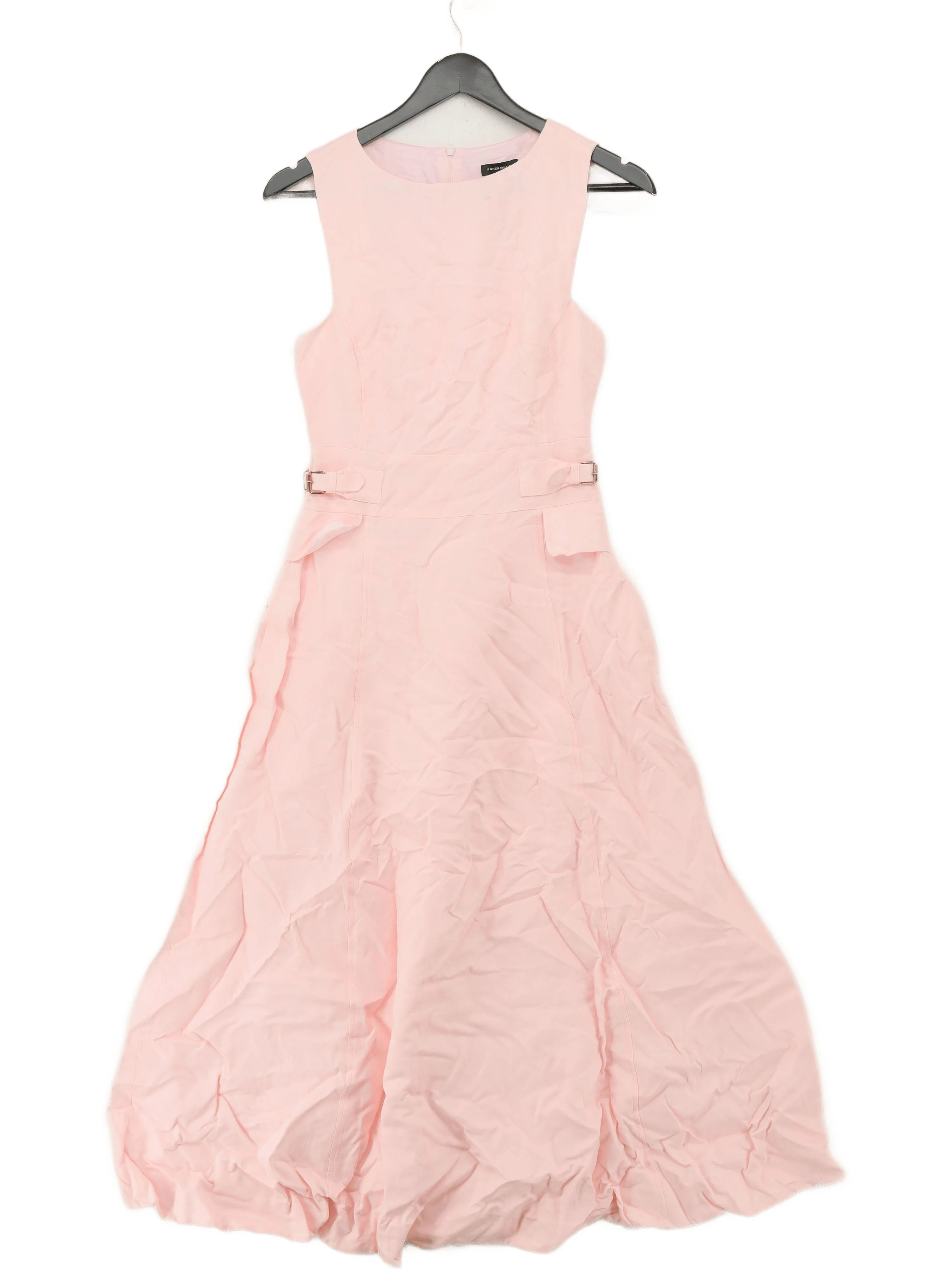 Karen Millen Skater Midi Dress UK6 in Pink RRP £259