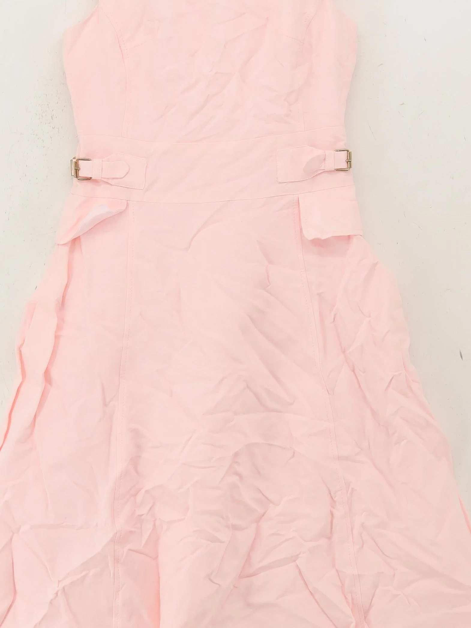 Karen Millen Skater Midi Dress UK6 in Pink RRP £259 - Image 3