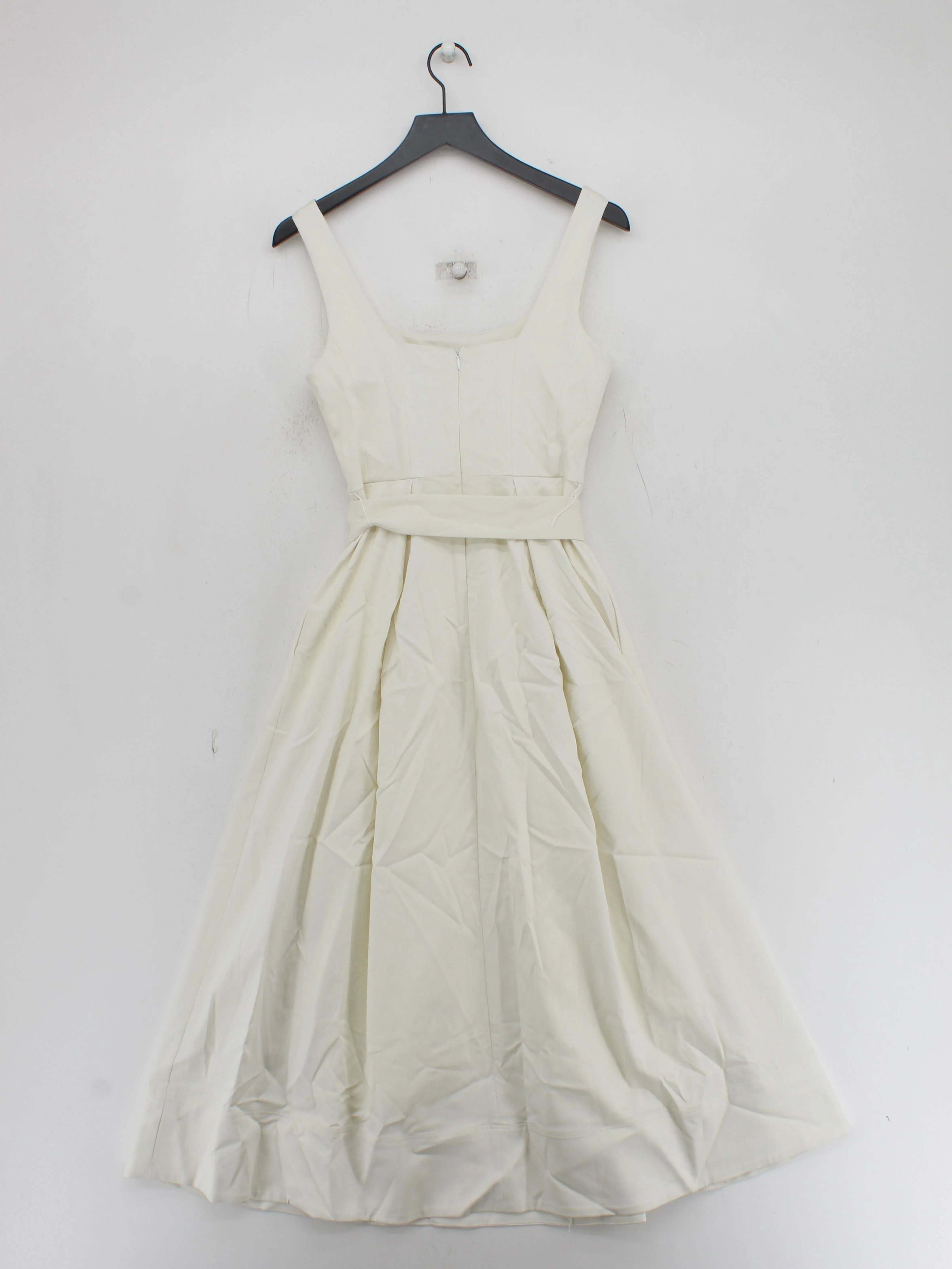 Karen Millen Skater Midi Dress UK6 in White RRP £199 - Image 2