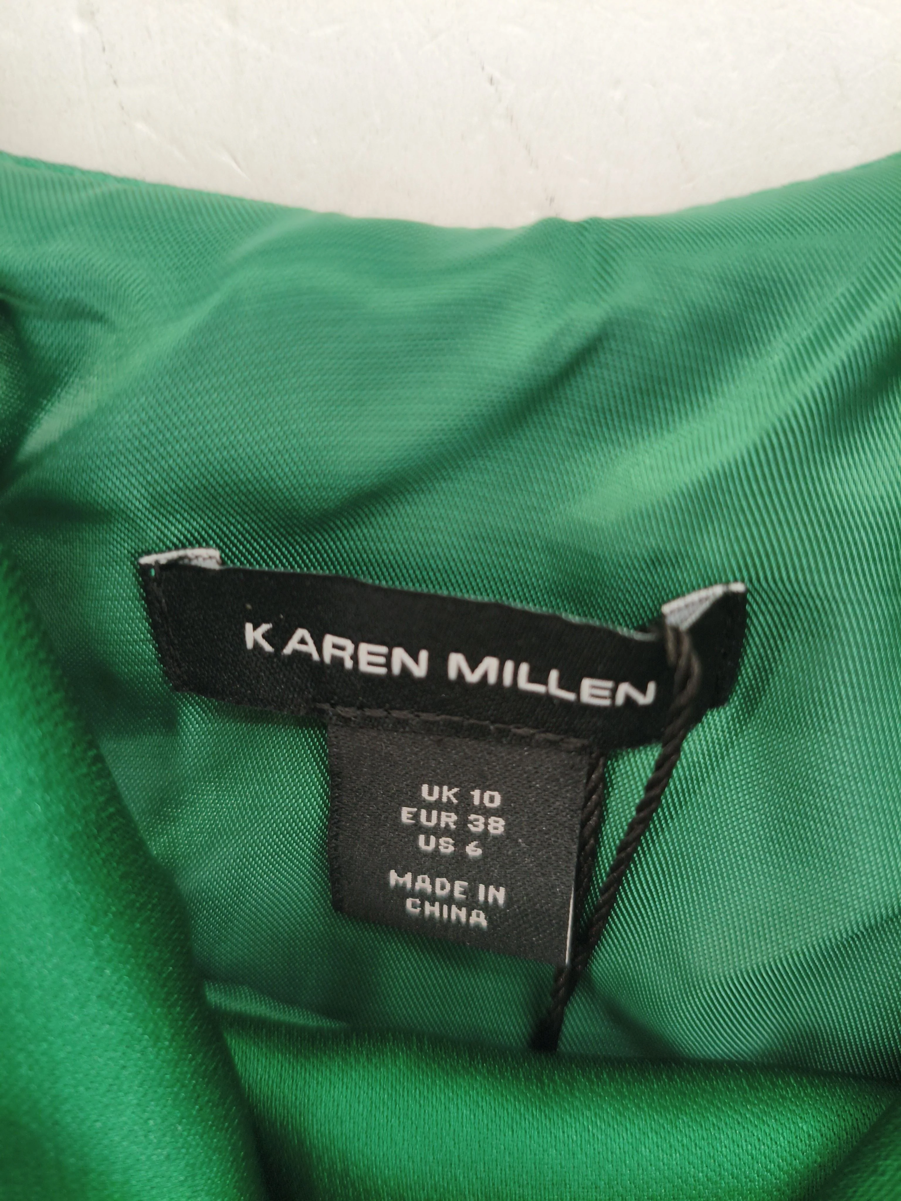 Karen Millen Skater Mini Dress in Green RRP £249 - Image 5