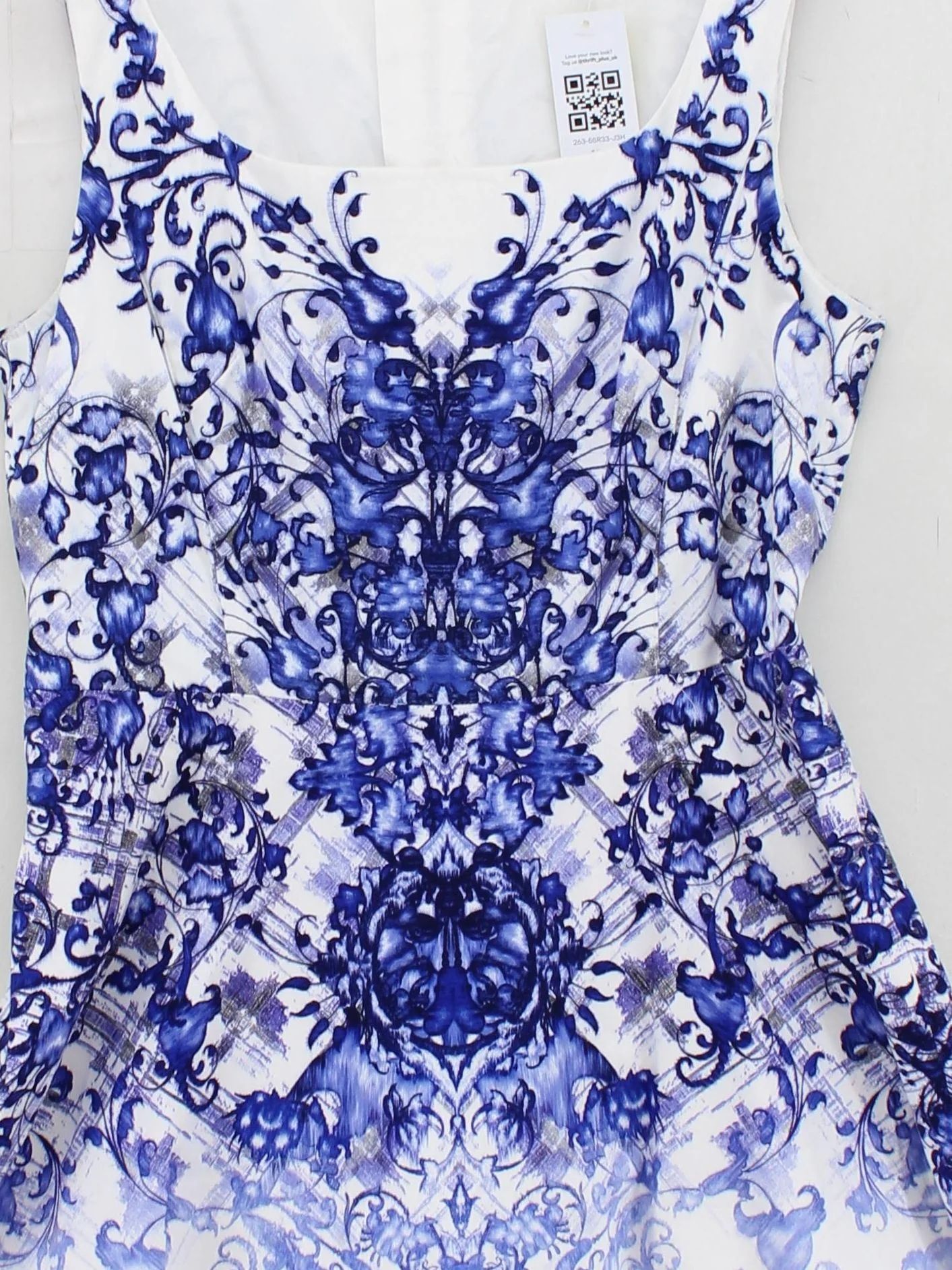 Karen Millen Skater Mini Dress in Multi - Image 3