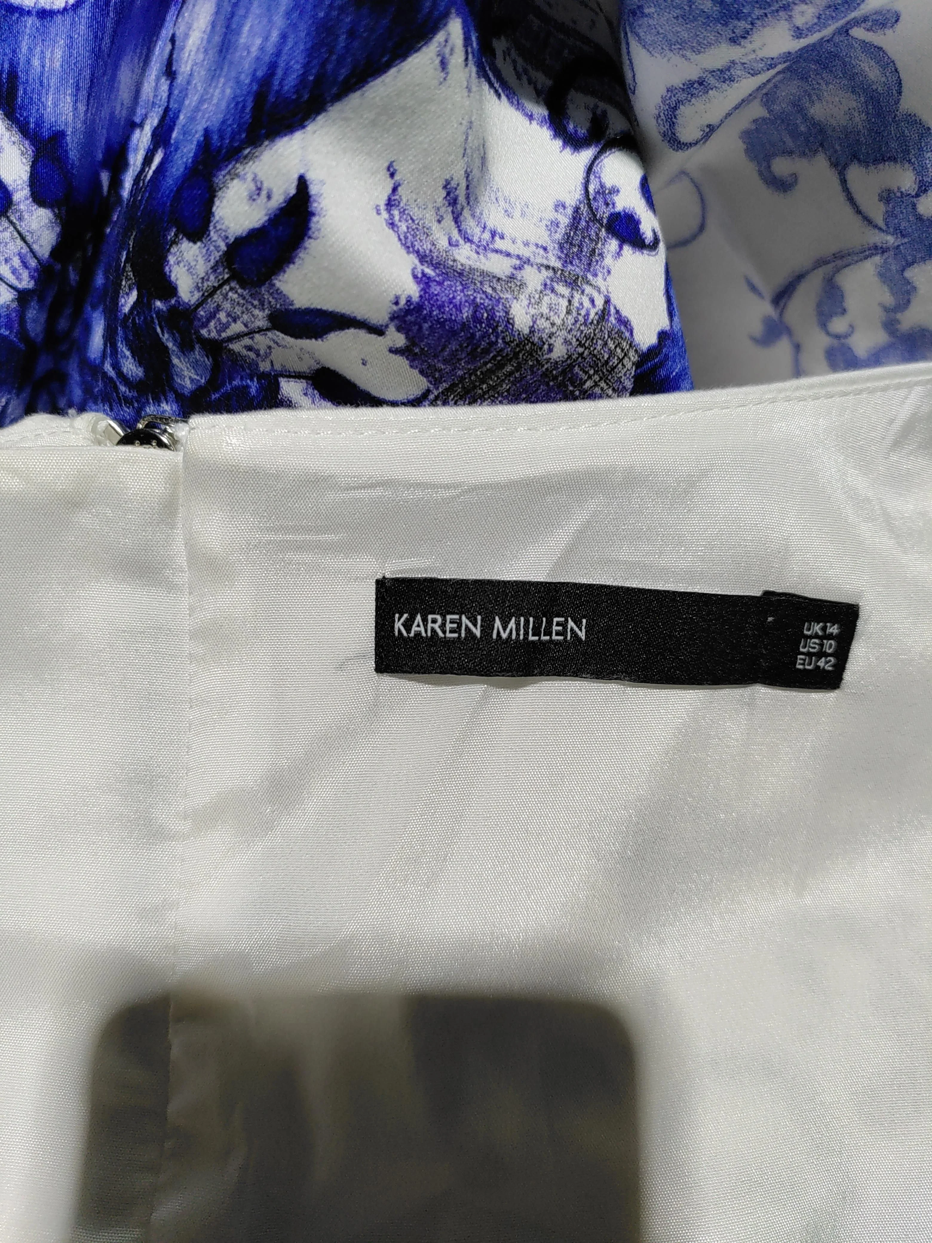 Karen Millen Skater Mini Dress in Multi - Image 7