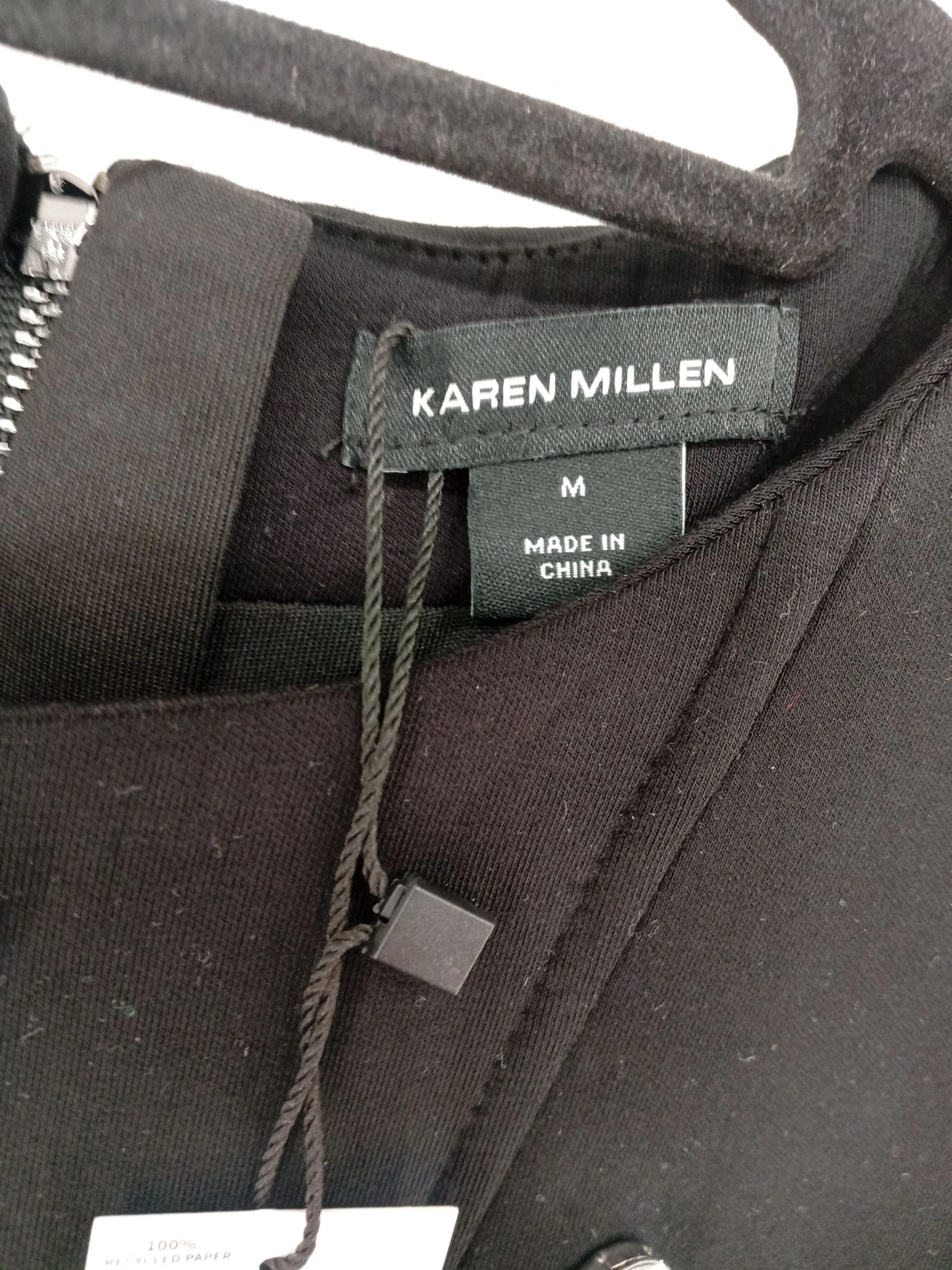 Karen Millen Skater Mini Dress M in Black RRP £179 - Image 6