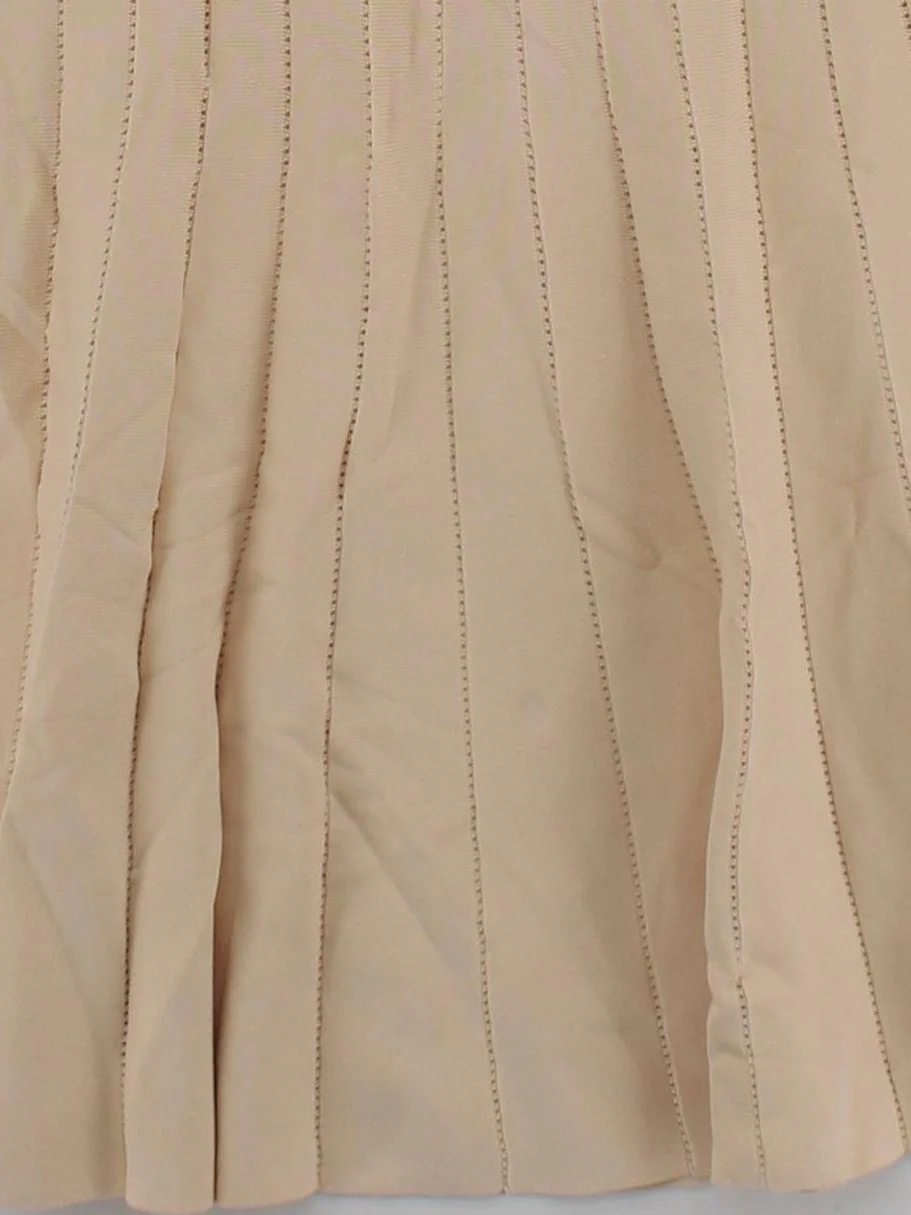 Karen Millen Skater Mini Dress M in Cream RRP £119 - Image 4