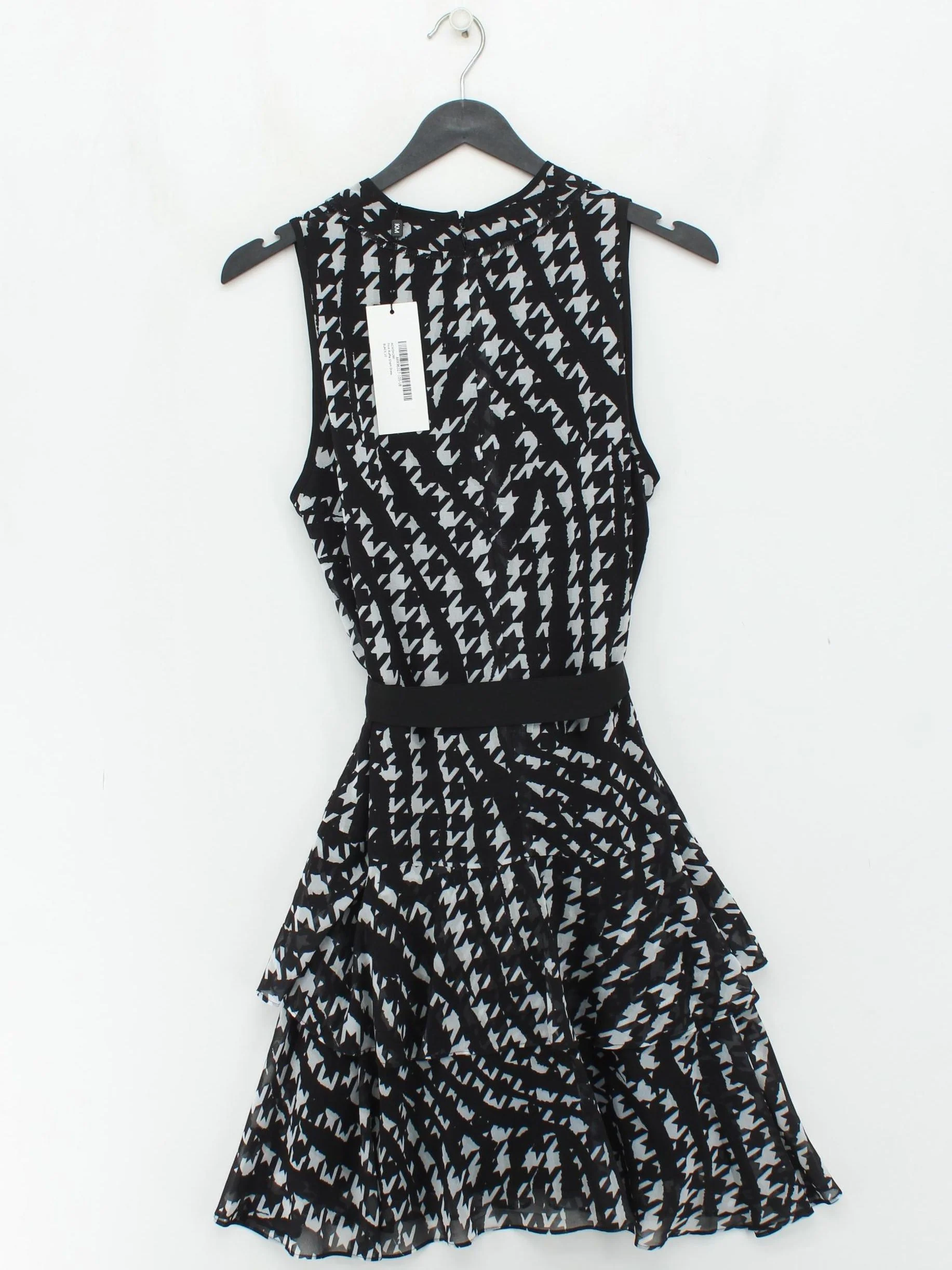 Karen Millen Skater Mini Dress UK10 in Black - Image 2