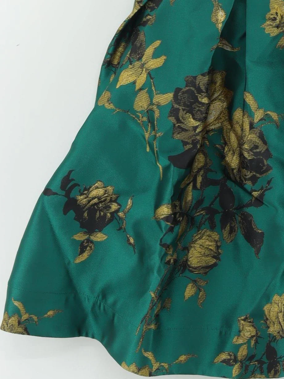 Karen Millen Skater Mini Dress UK10 in Green RRP £159 - Image 4