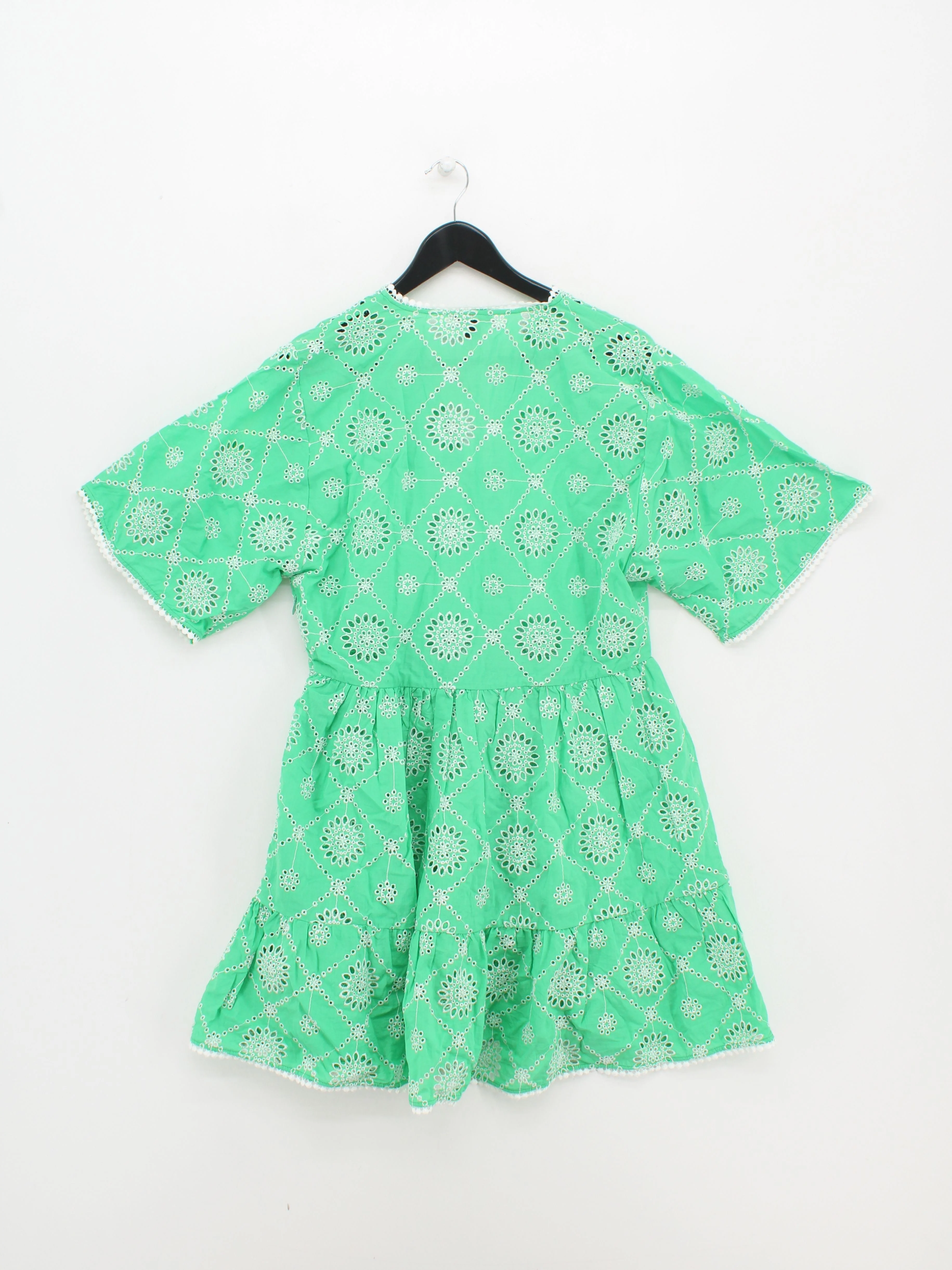 Karen Millen Skater Mini Dress UK10 in Green RRP £69 - Image 2