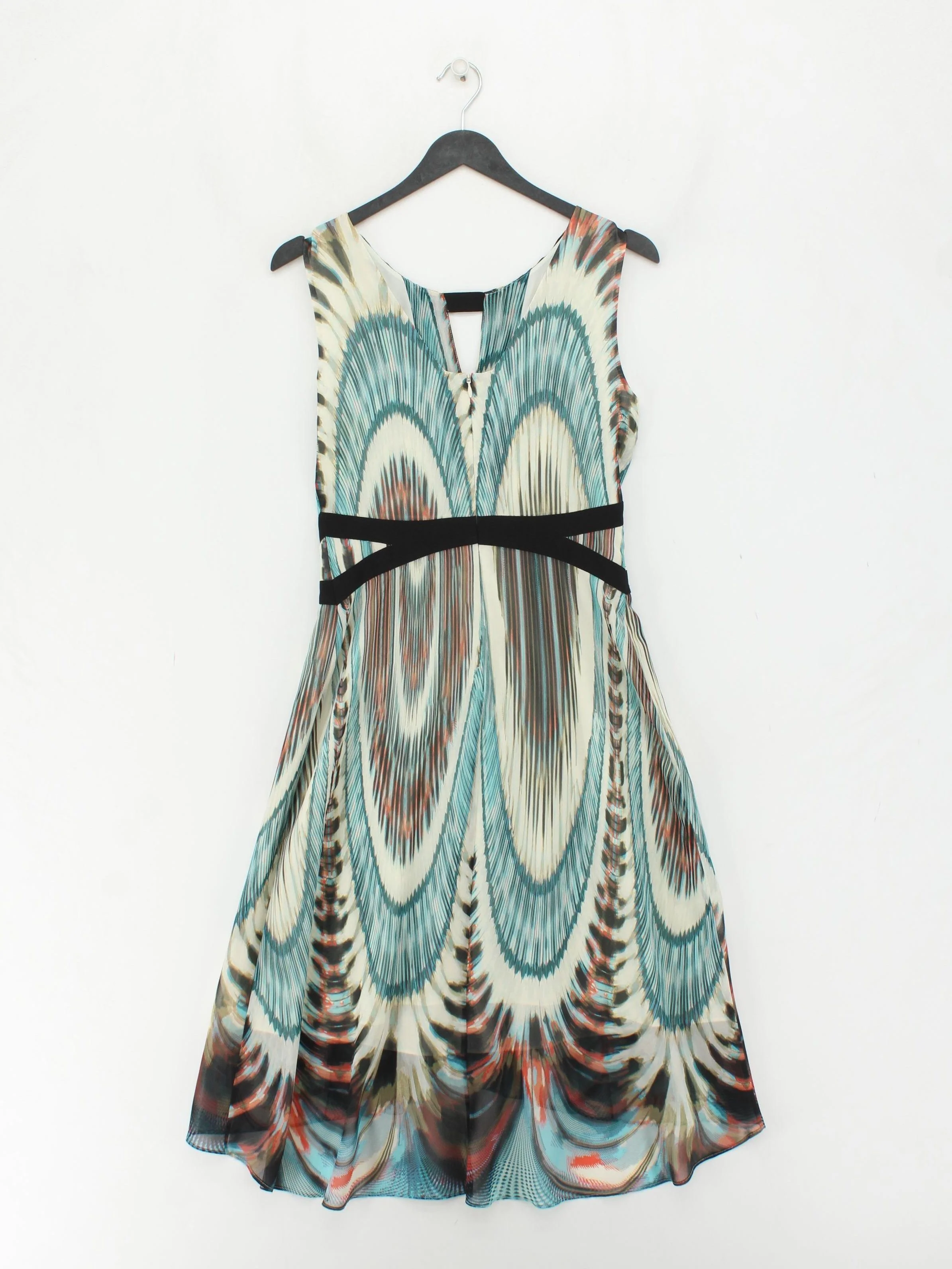 Karen Millen Skater Mini Dress UK10 in Multi - Image 2