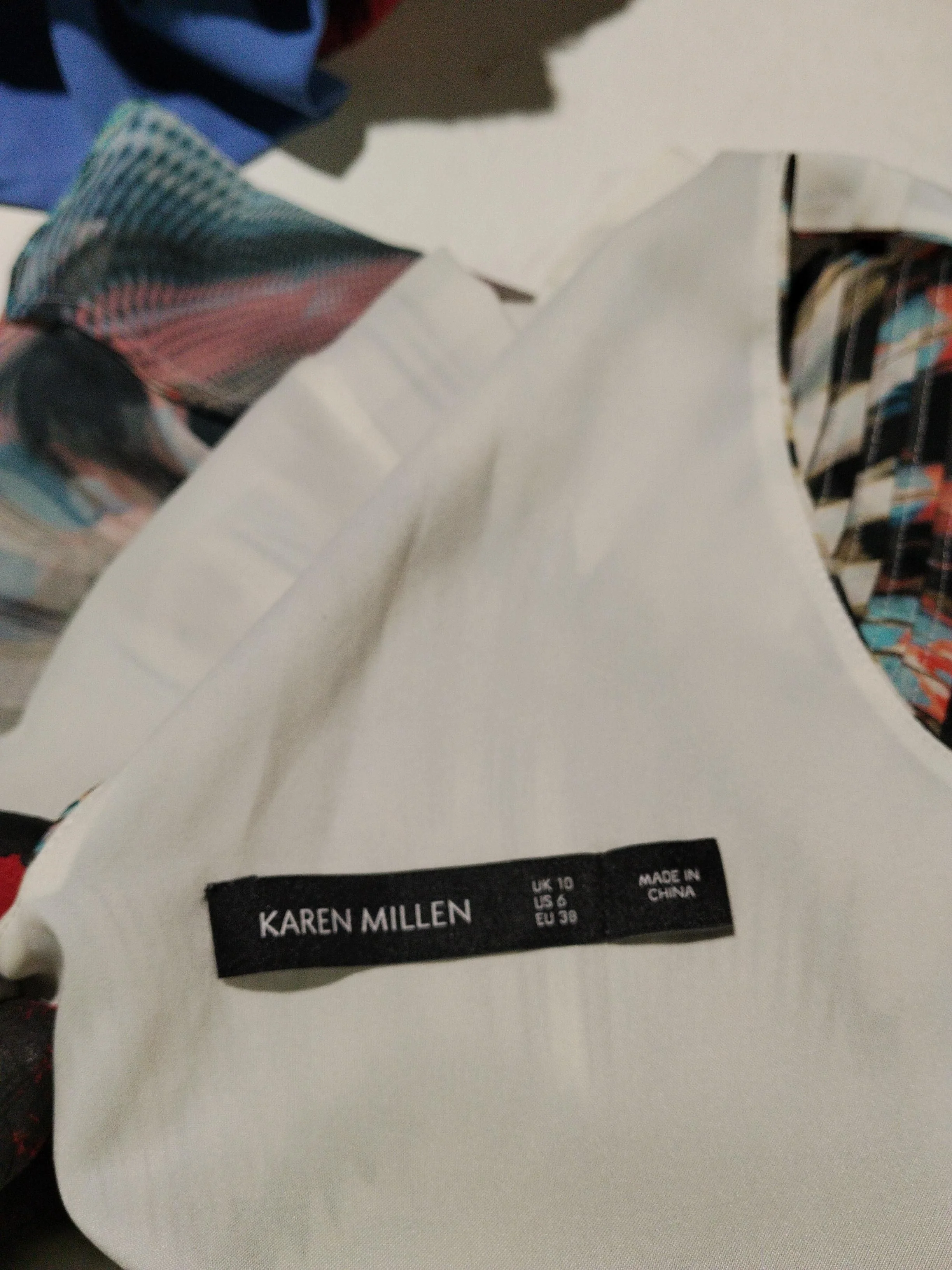 Karen Millen Skater Mini Dress UK10 in Multi - Image 5