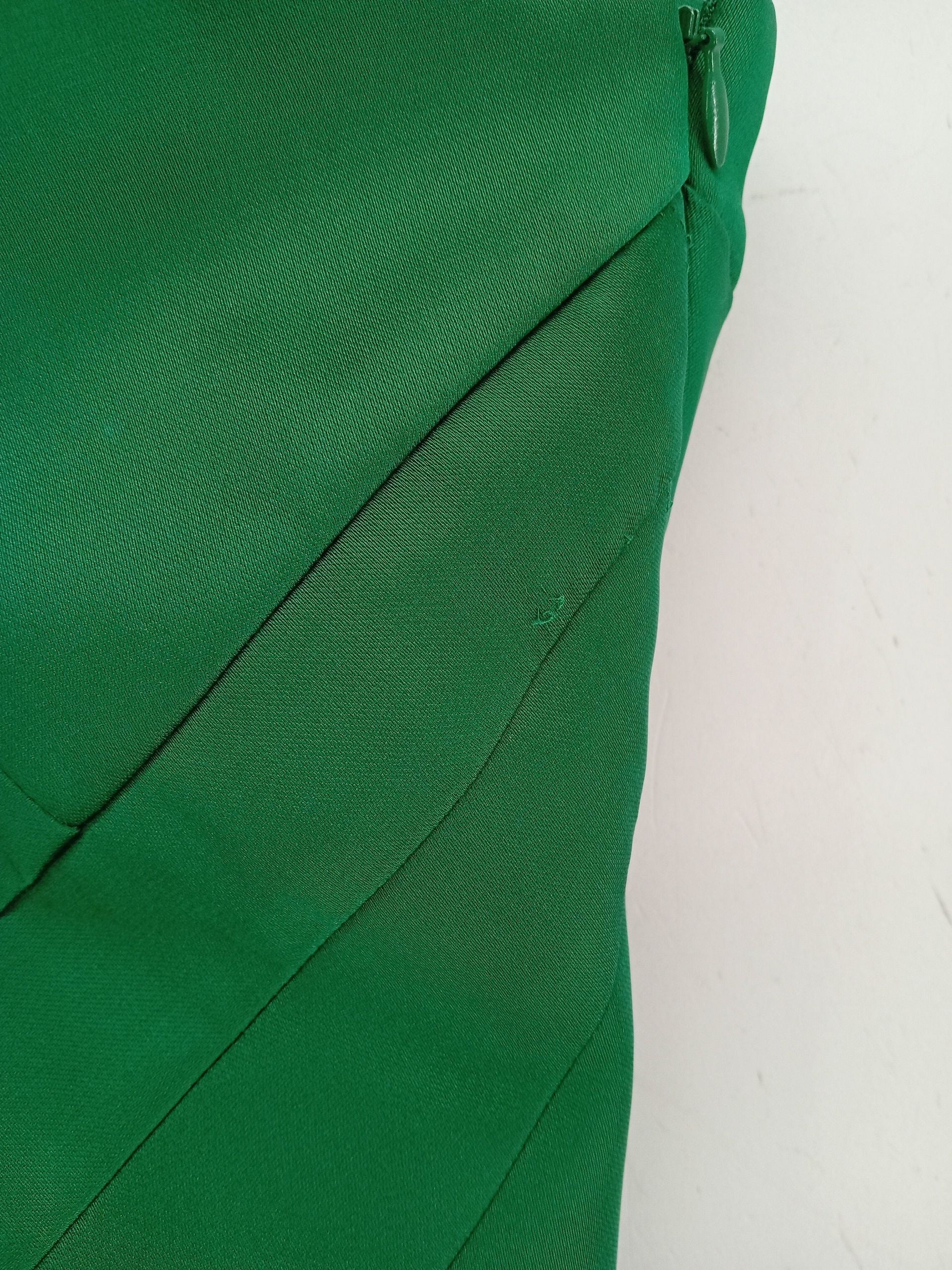 Karen Millen Skater Mini Dress UK12 in Green RRP £249 - Image 6