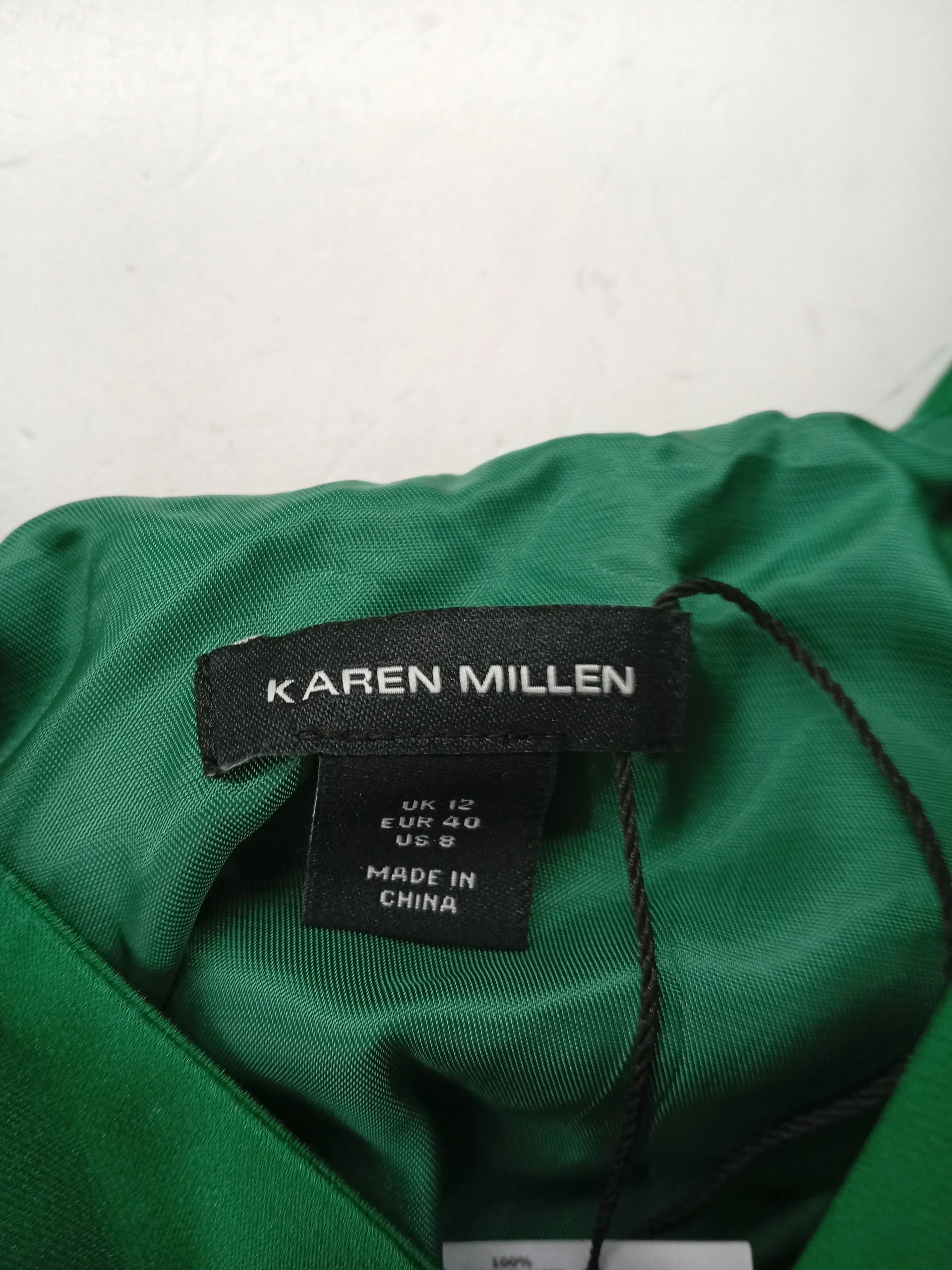 Karen Millen Skater Mini Dress UK12 in Green RRP £249 - Image 8