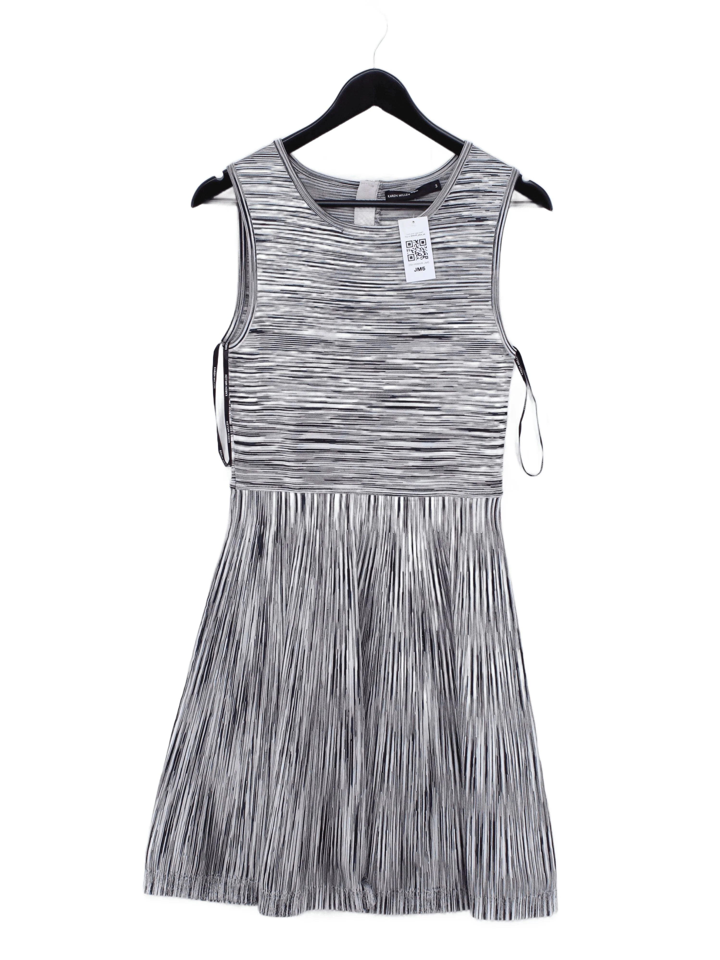 Karen Millen Skater Mini Dress UK12 in Grey