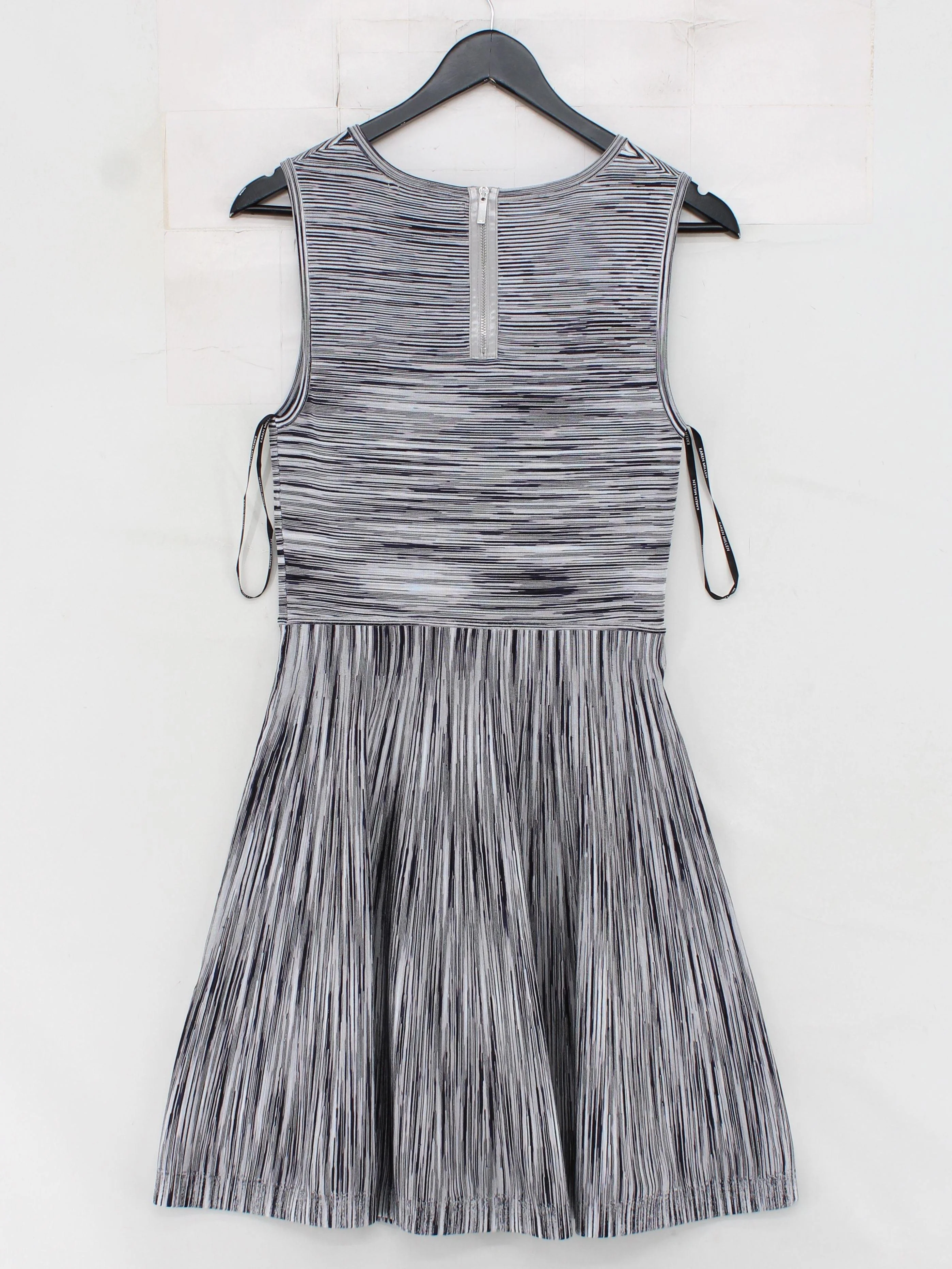 Karen Millen Skater Mini Dress UK12 in Grey - Image 2