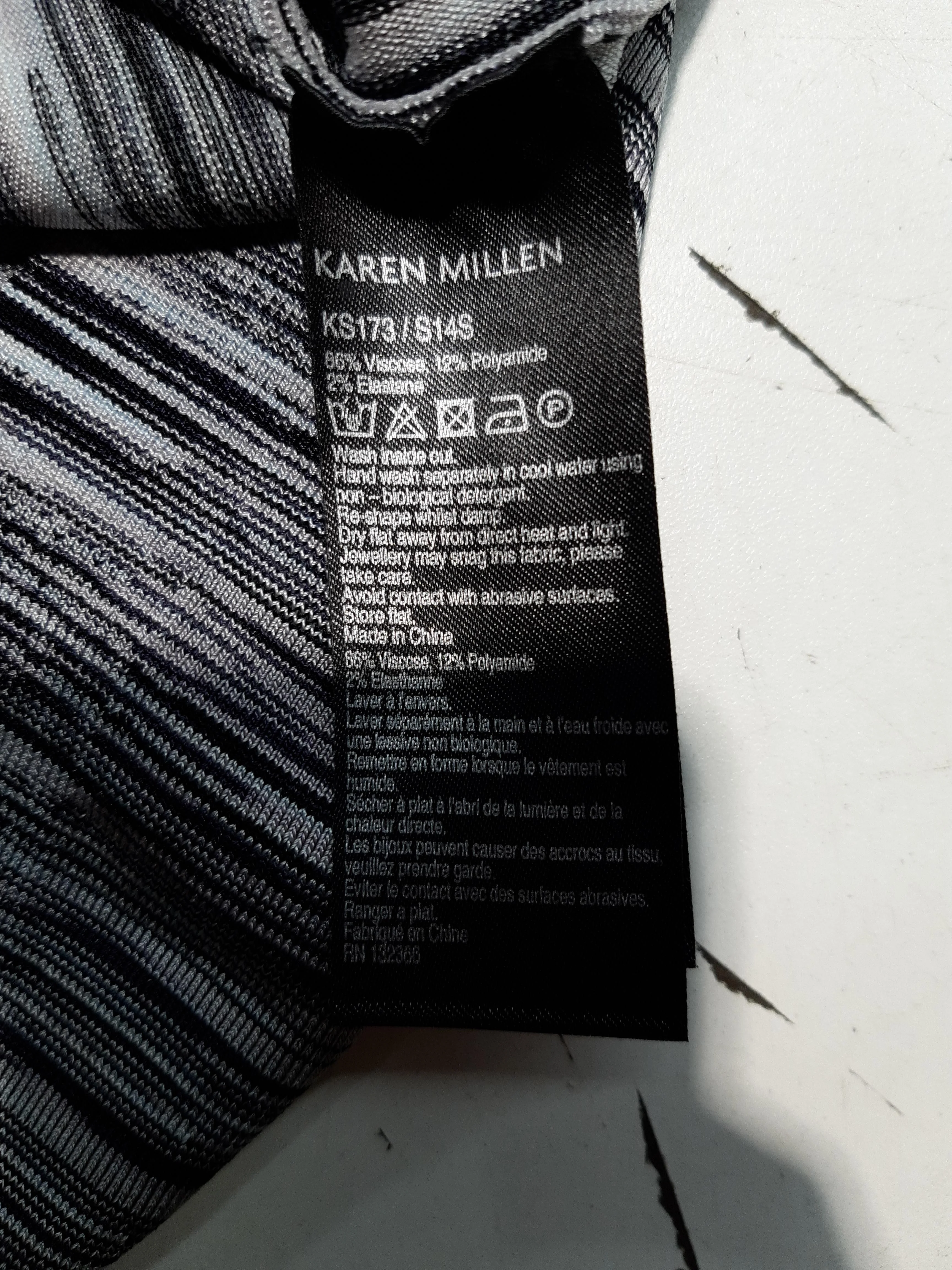 Karen Millen Skater Mini Dress UK12 in Grey - Image 6