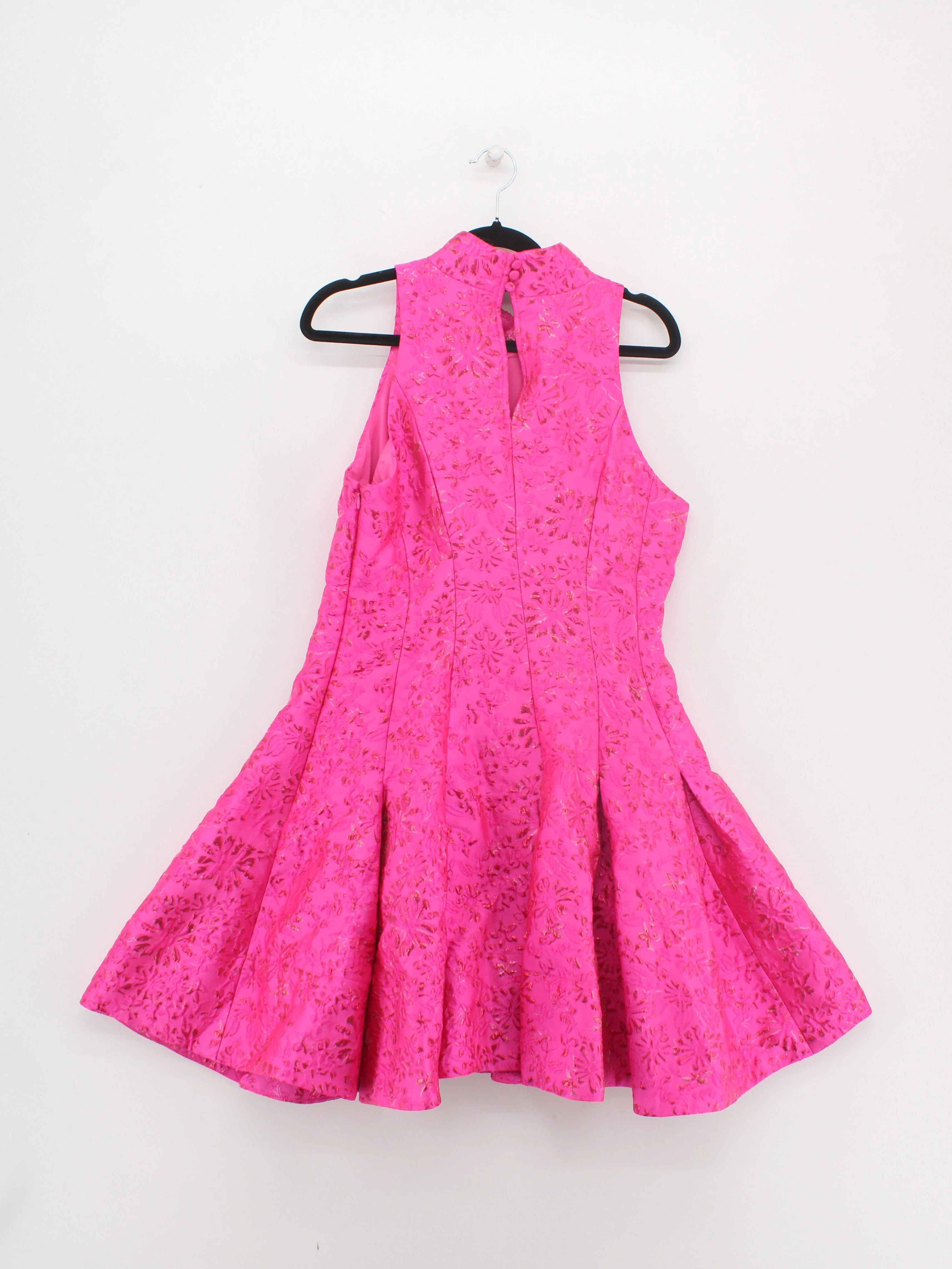 Karen Millen Skater Mini Dress UK12 in Pink RRP £219 - Image 2