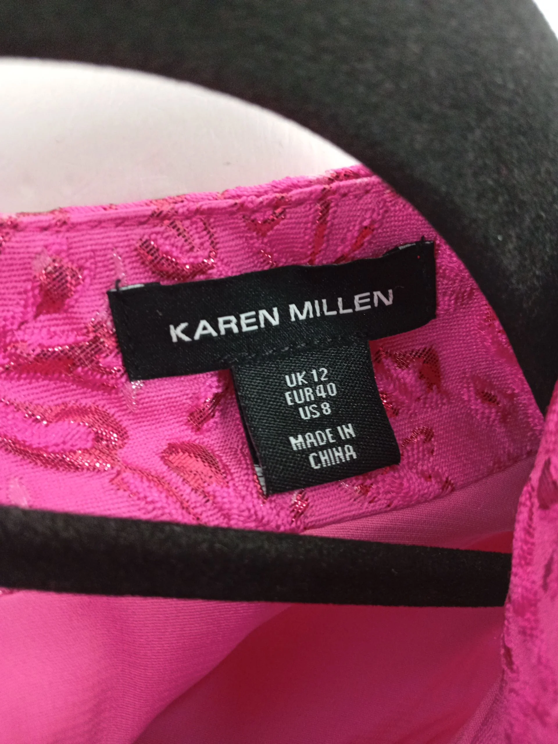 Karen Millen Skater Mini Dress UK12 in Pink RRP £219 - Image 5