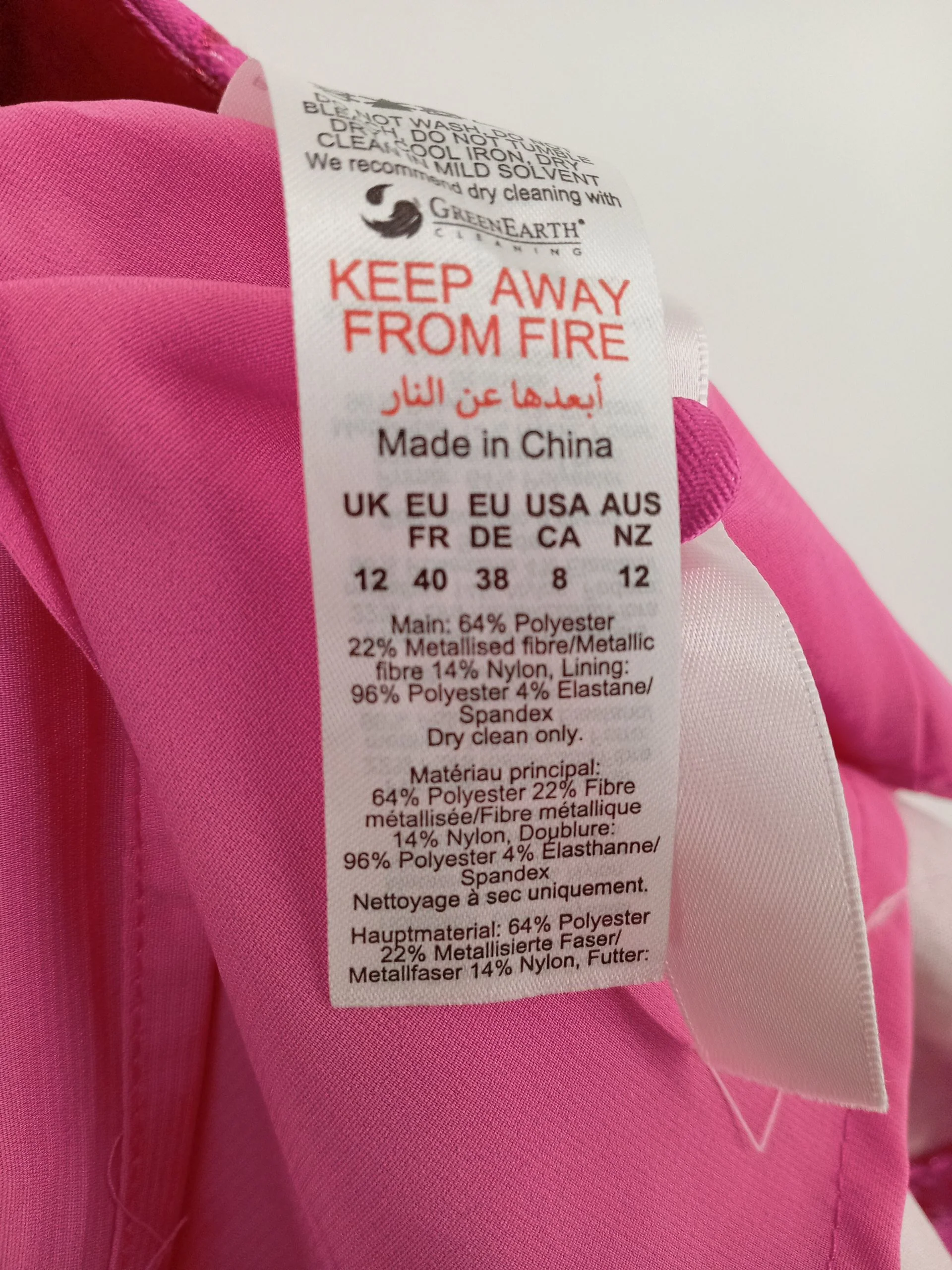 Karen Millen Skater Mini Dress UK12 in Pink RRP £219 - Image 6