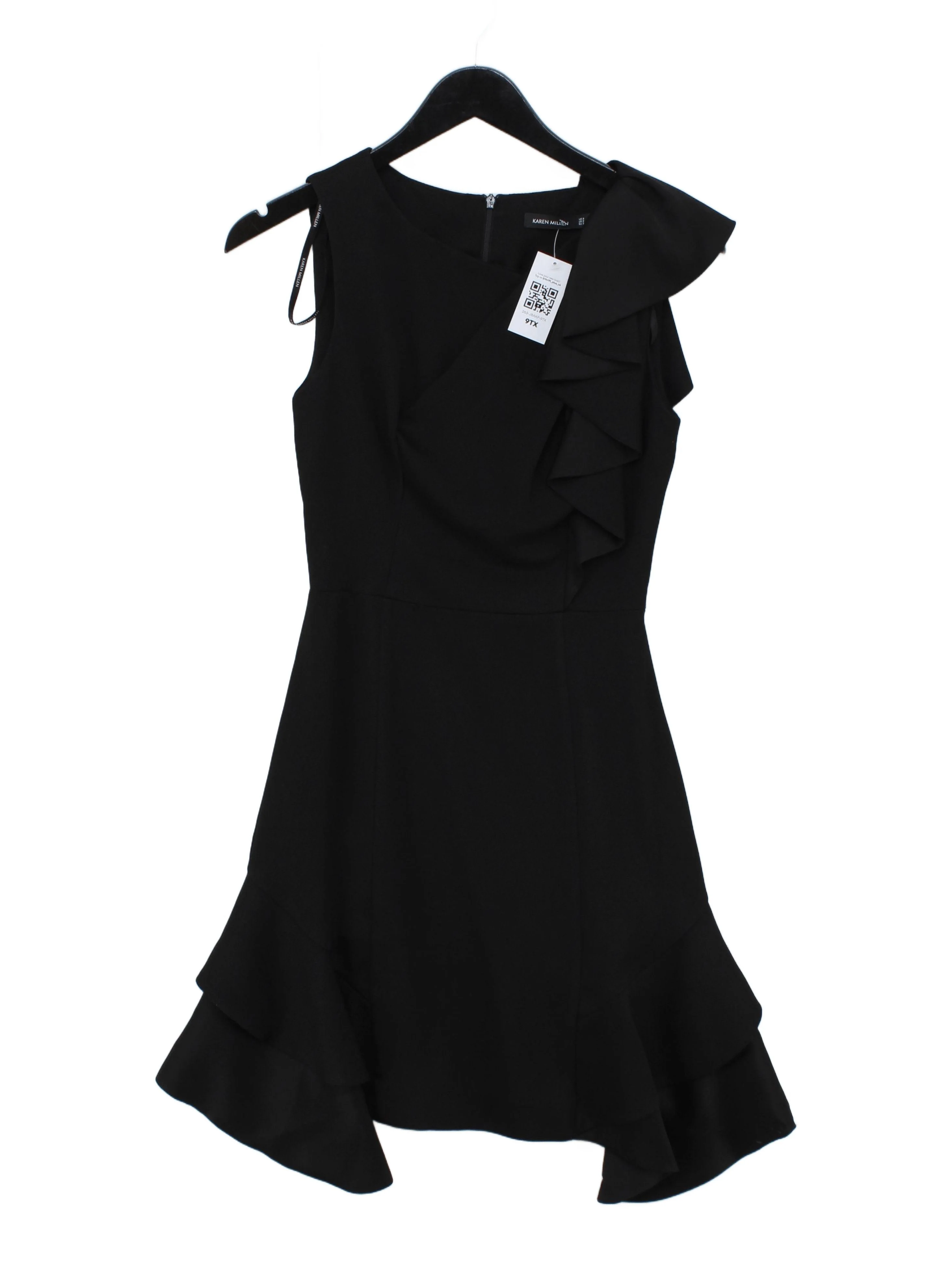 Karen Millen Skater Mini Dress UK6 in Black