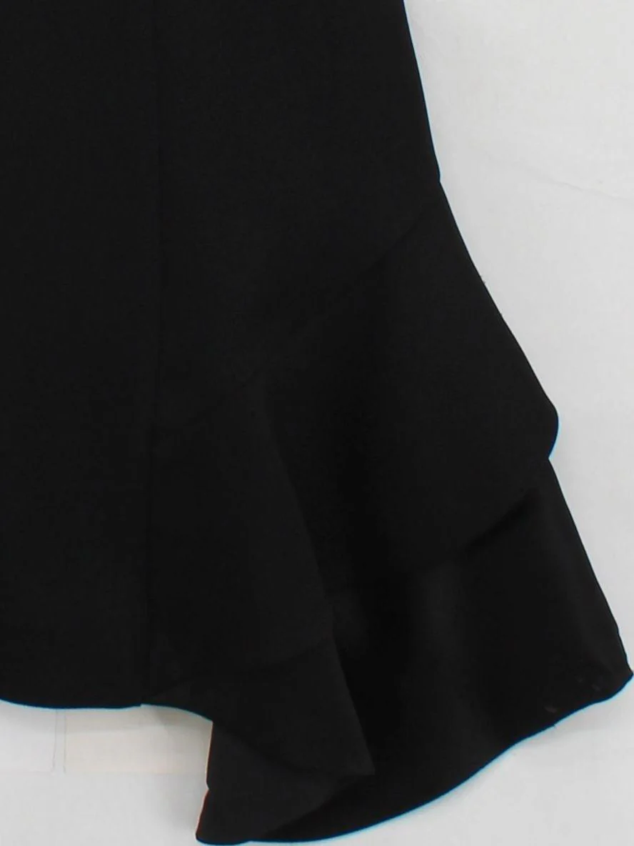 Karen Millen Skater Mini Dress UK6 in Black - Image 4