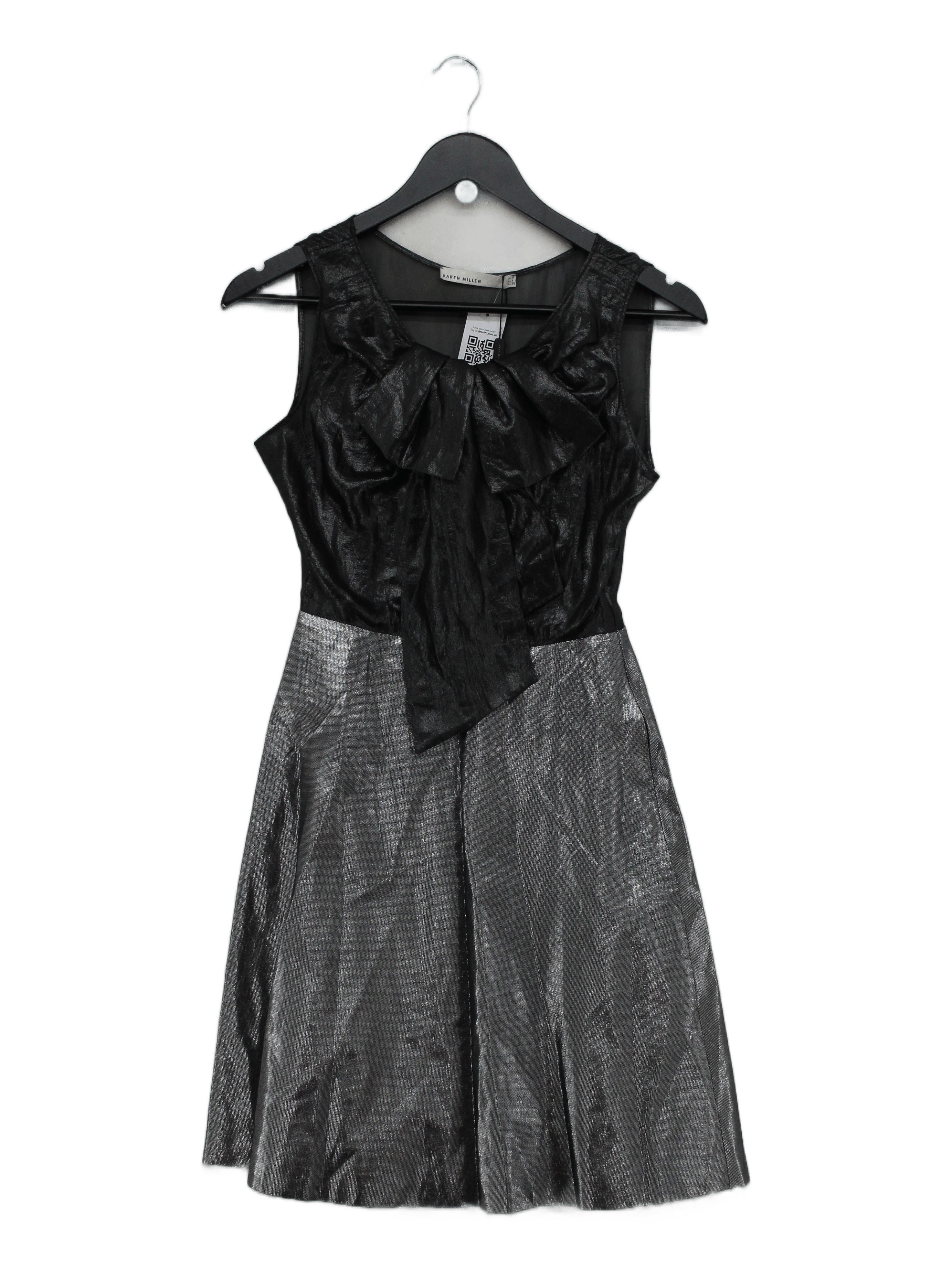 Karen Millen Skater Mini Dress UK8 in Black