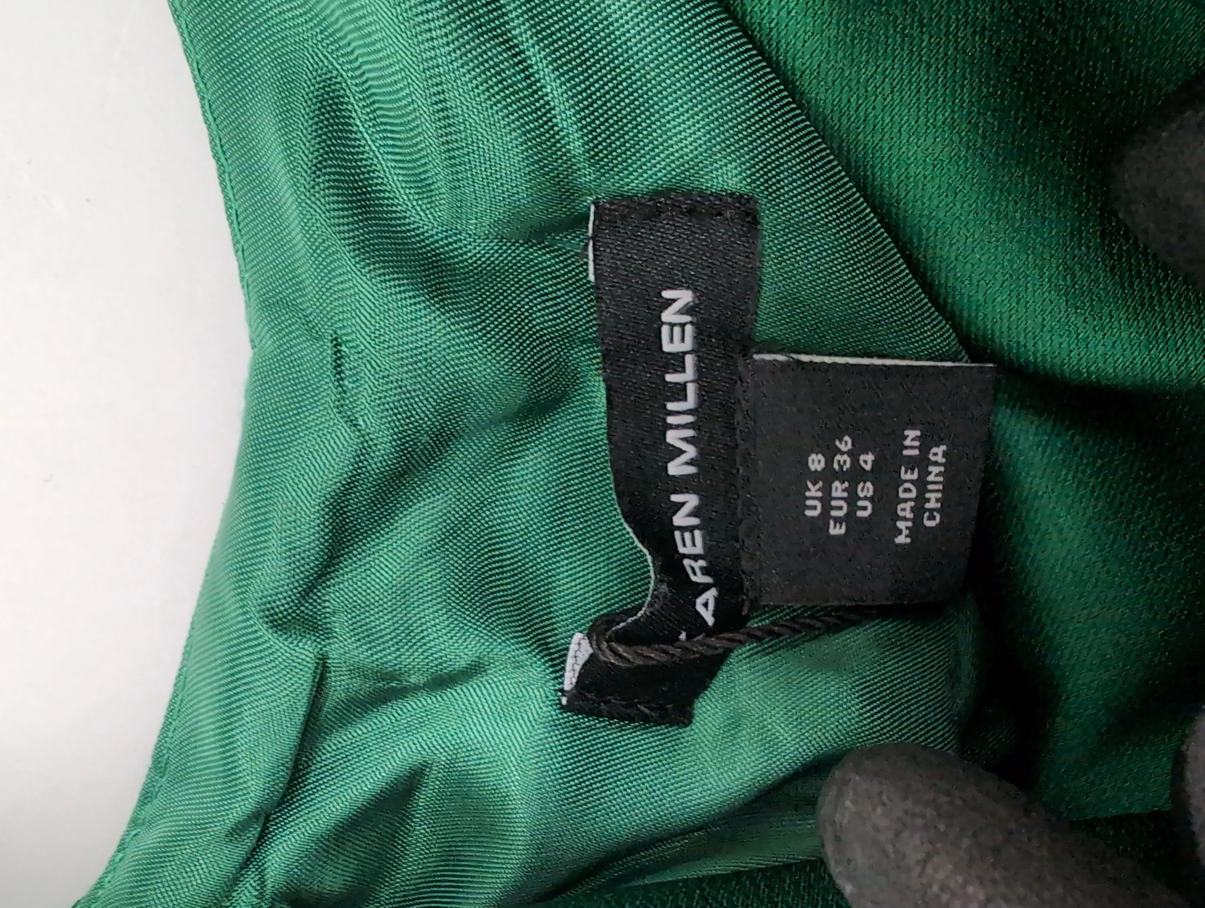 Karen Millen Skater Mini Dress UK8 in Green RRP £249 - Image 5