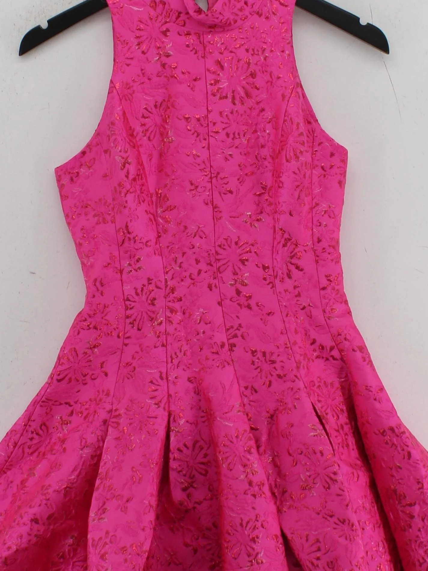 Karen Millen Skater Mini Dress UK8 in Pink RRP £219 - Image 3