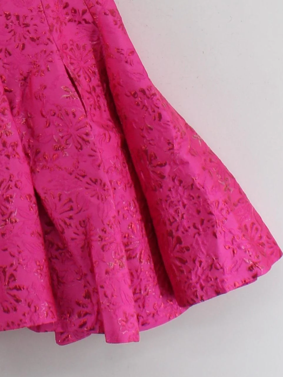Karen Millen Skater Mini Dress UK8 in Pink RRP £219 - Image 4