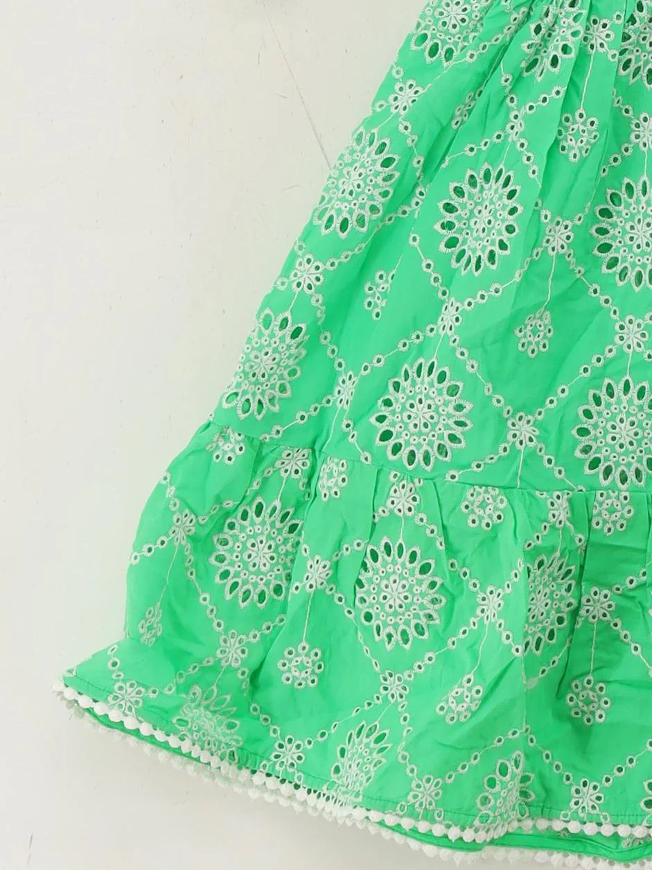 Karen Millen Skater Mini Dress XS in Green RRP £69 - Image 4