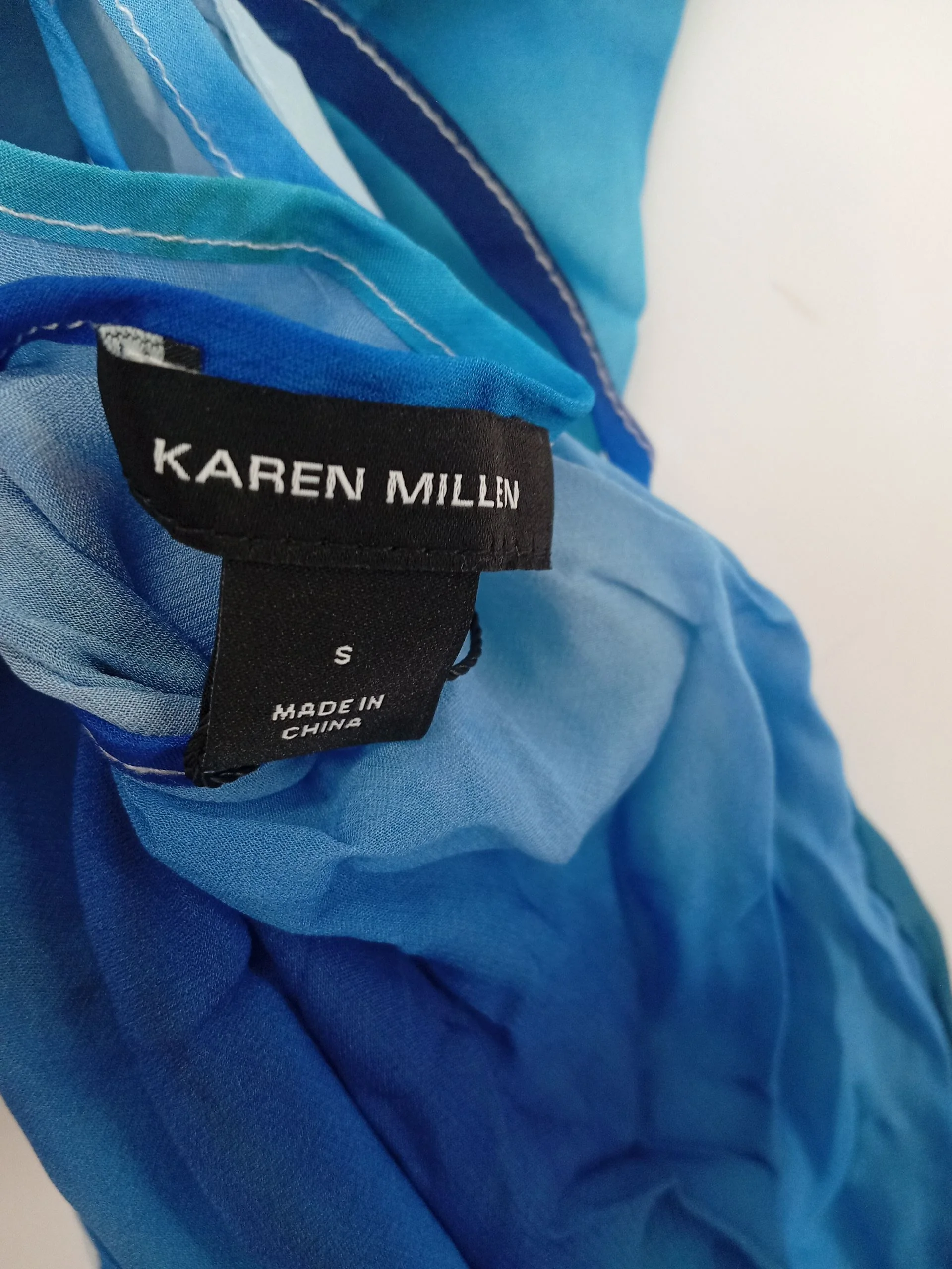 Karen Millen Slip Maxi Dress S in Blue RRP £119 - Image 6