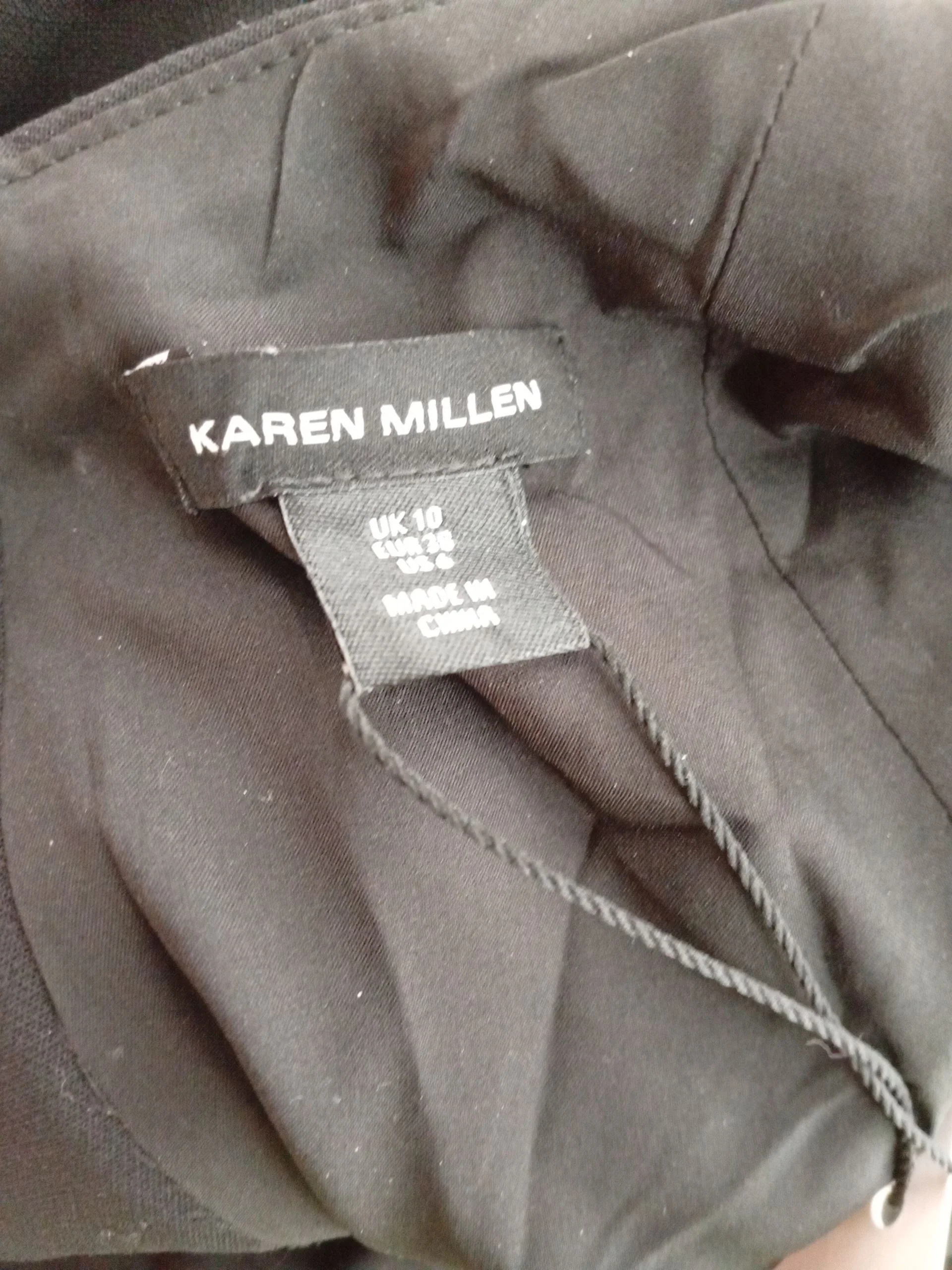 Karen Millen Slip Midi Dress UK10 in Black RRP £199 - Image 5