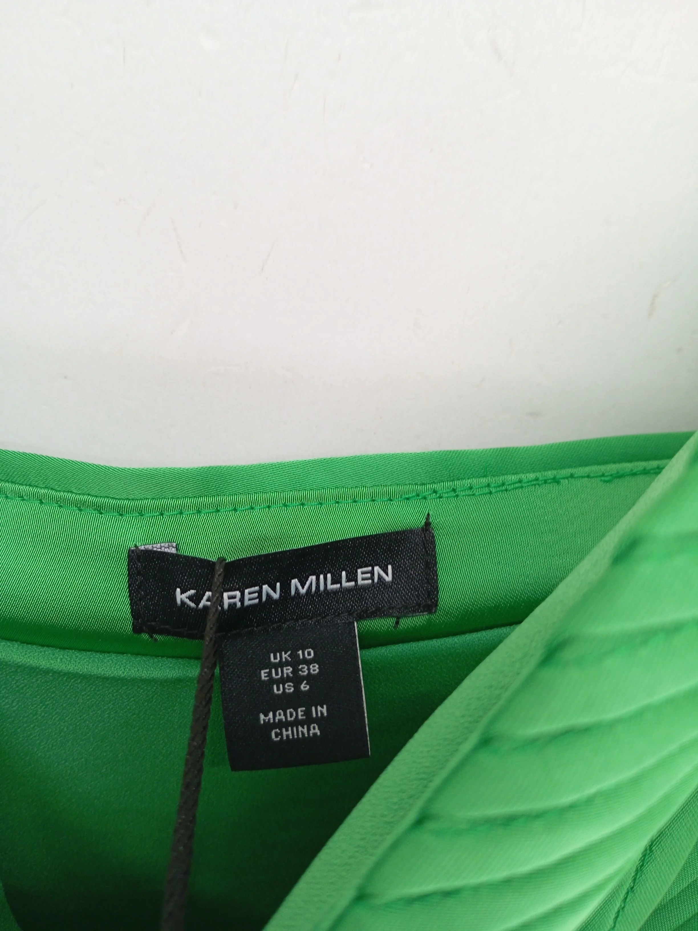 Karen Millen Slip Midi Dress UK10 in Green RRP £149 - Image 6