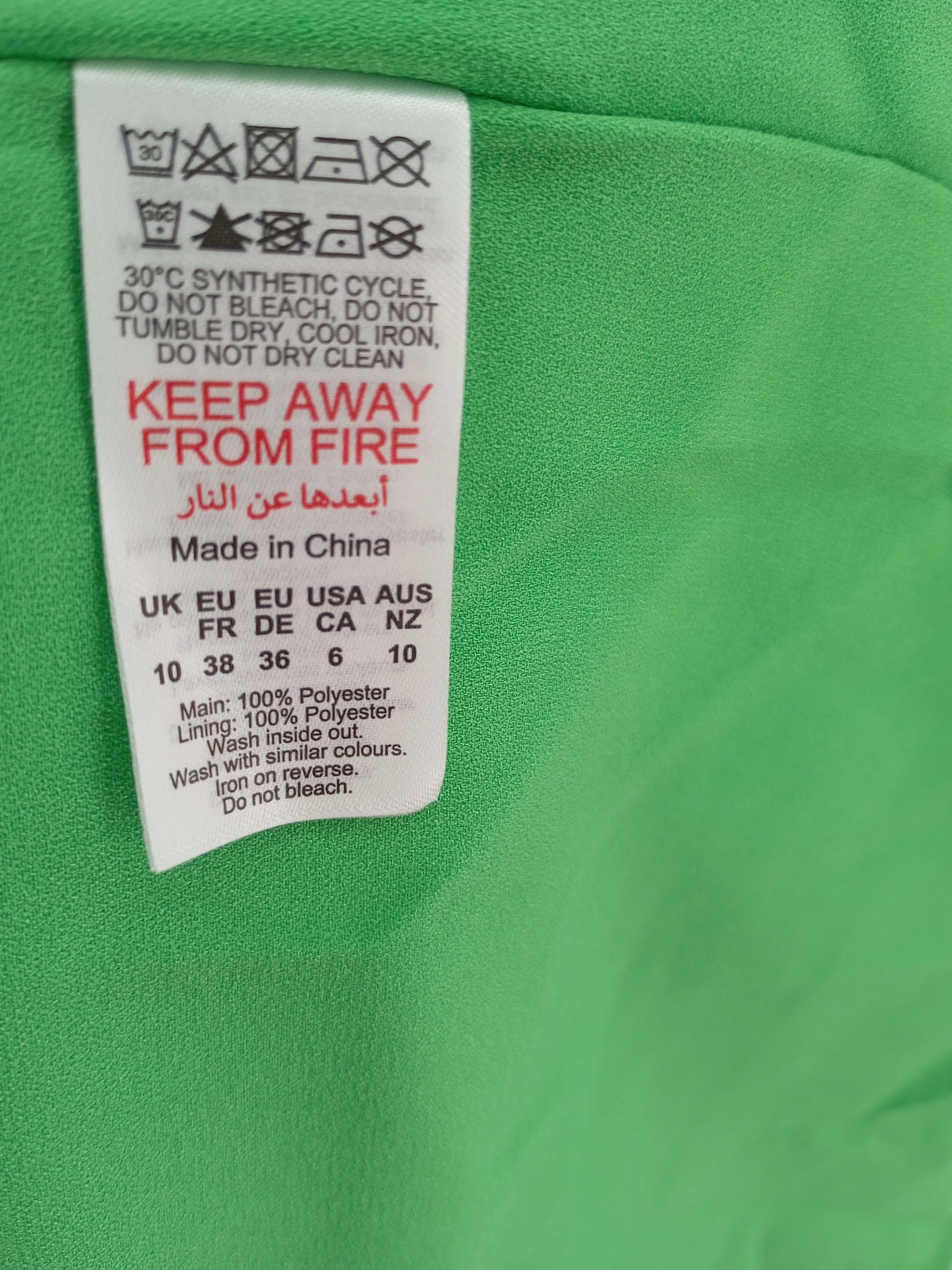 Karen Millen Slip Midi Dress UK10 in Green RRP £149 - Image 7