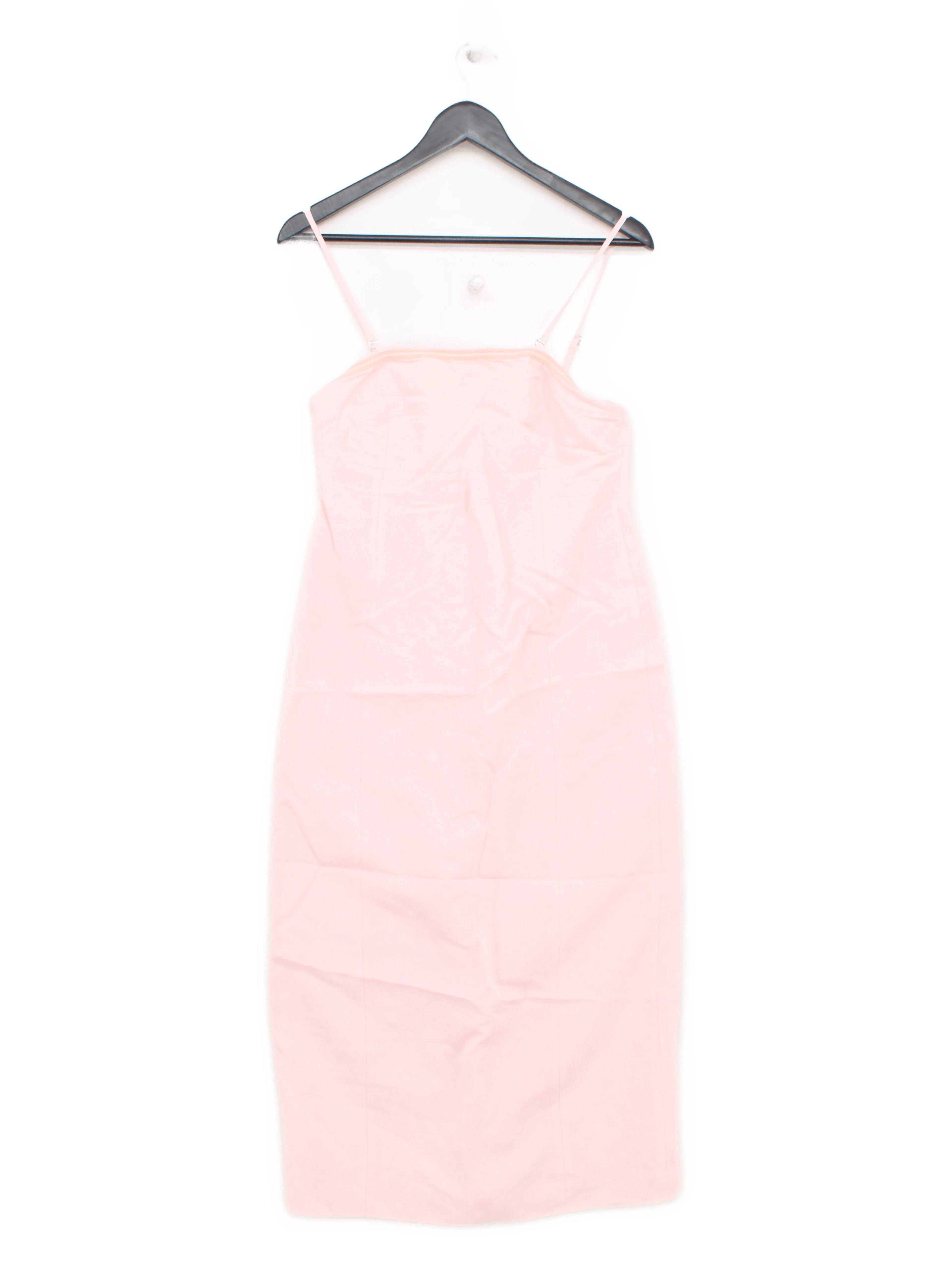 Karen Millen Slip Midi Dress UK10 in Pink RRP £229