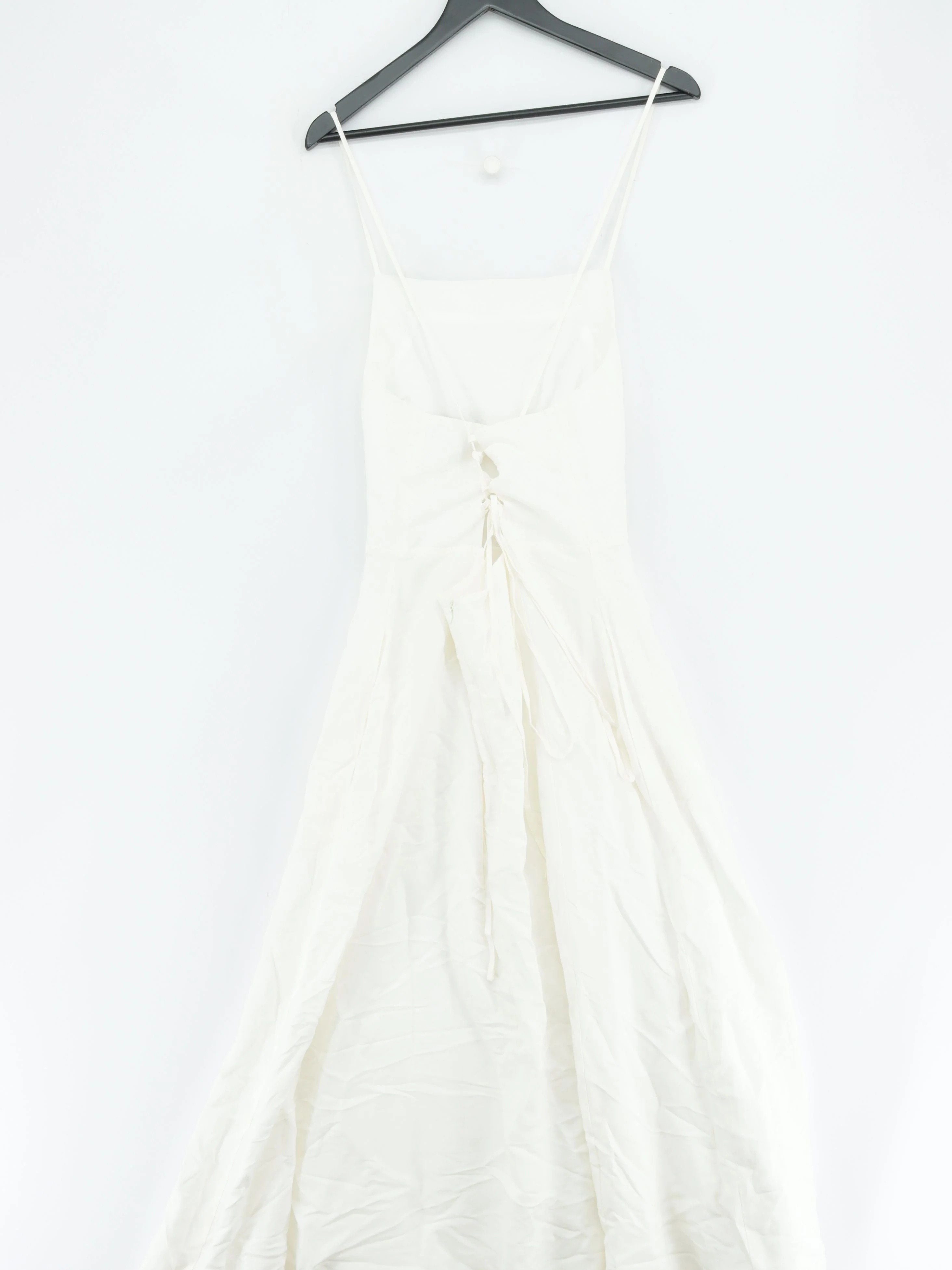 Karen Millen Slip Midi Dress UK12 in White RRP £259 - Image 3