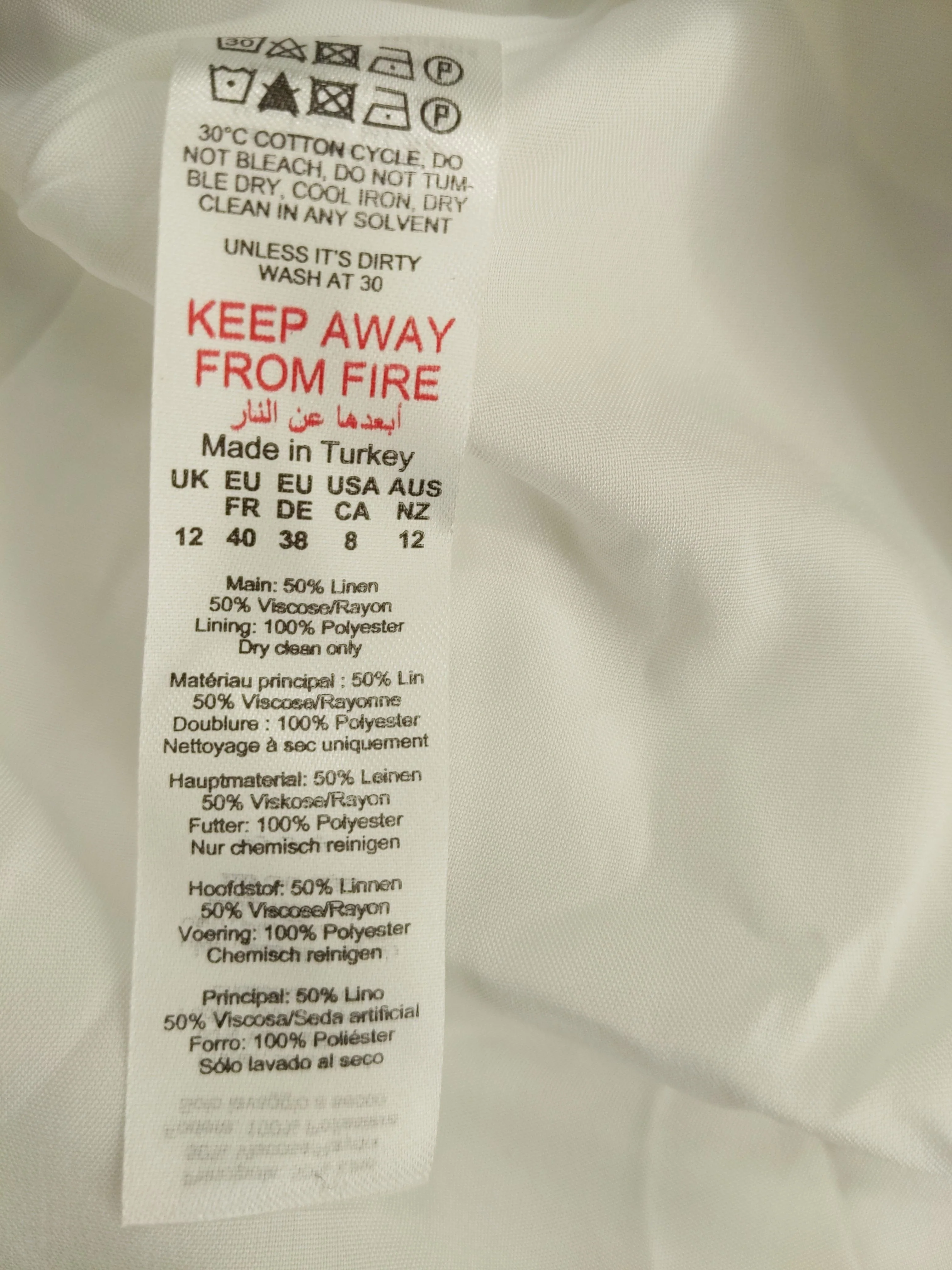 Karen Millen Slip Midi Dress UK12 in White RRP £259 - Image 8