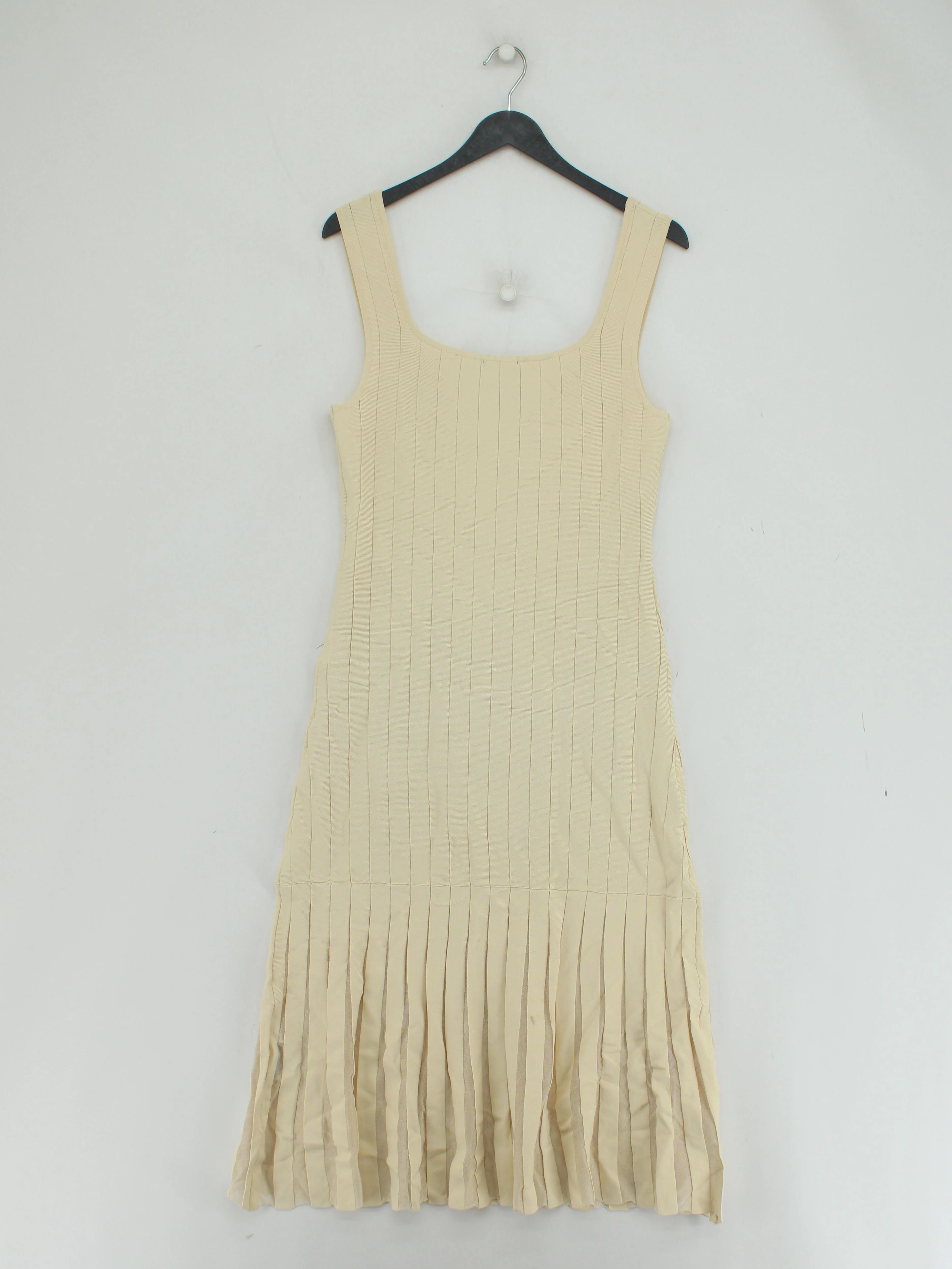 Karen Millen Tank Midi Dress M in Cream RRP £129 - Image 2