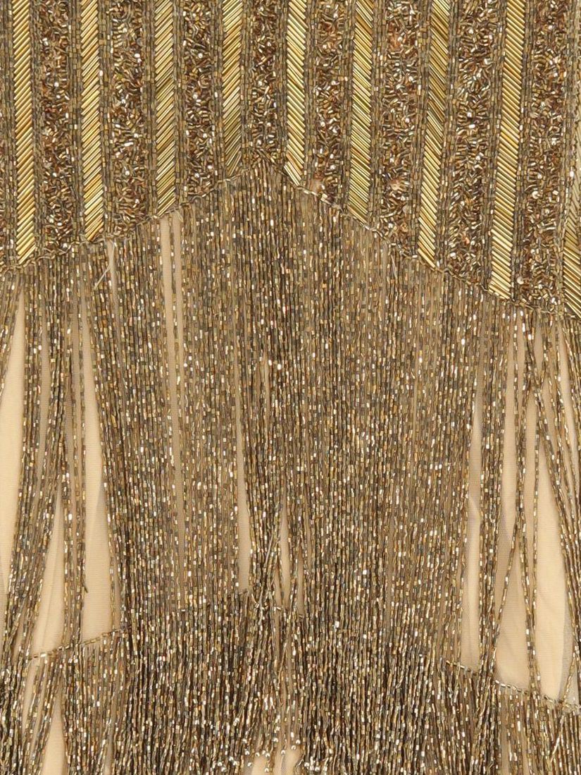 Karen Millen Tank Midi Dress UK10 in Gold RRP £469 - Image 3