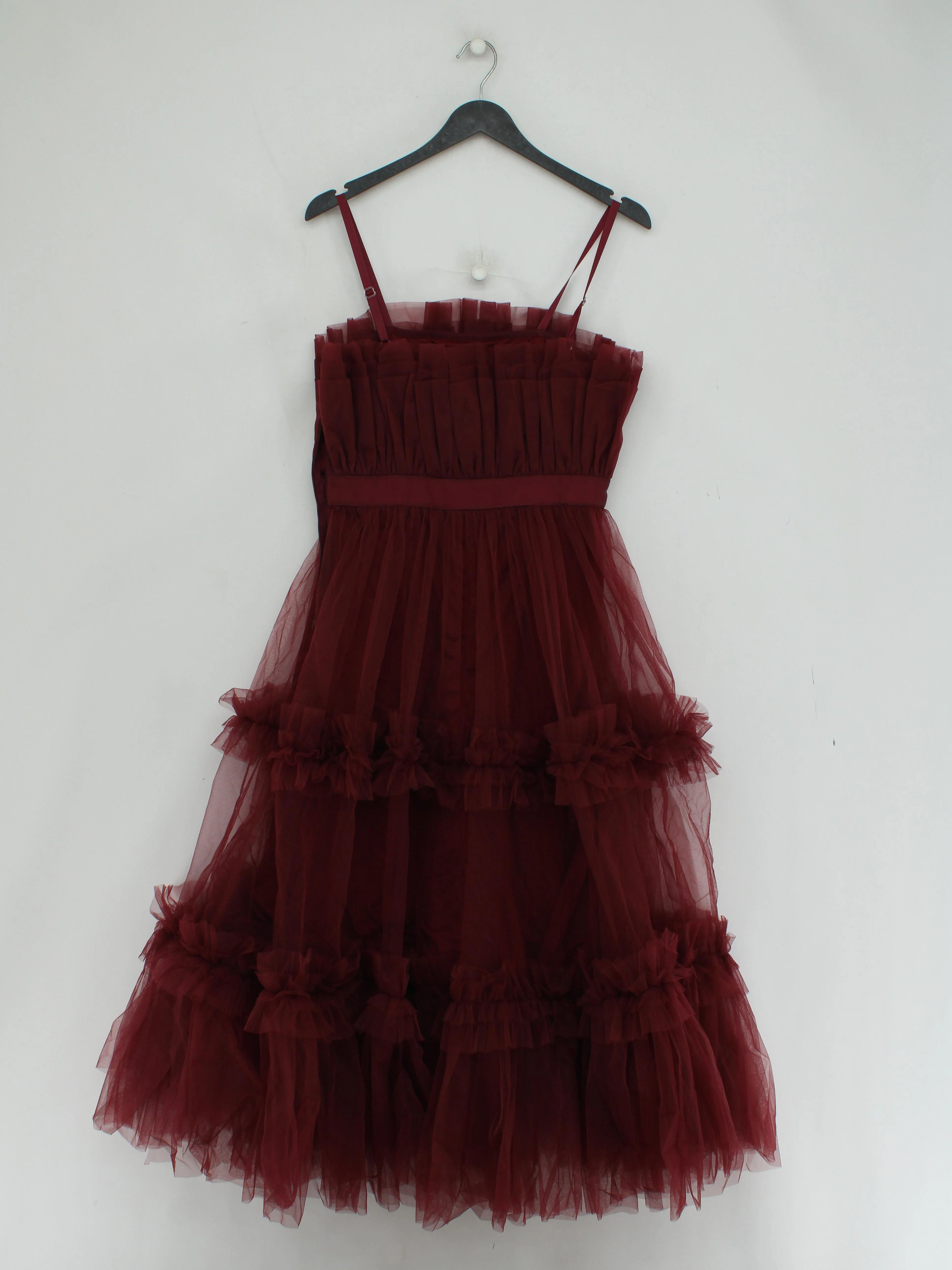 Karen Millen Tank Midi Dress UK10 in Red RRP £169 - Image 2