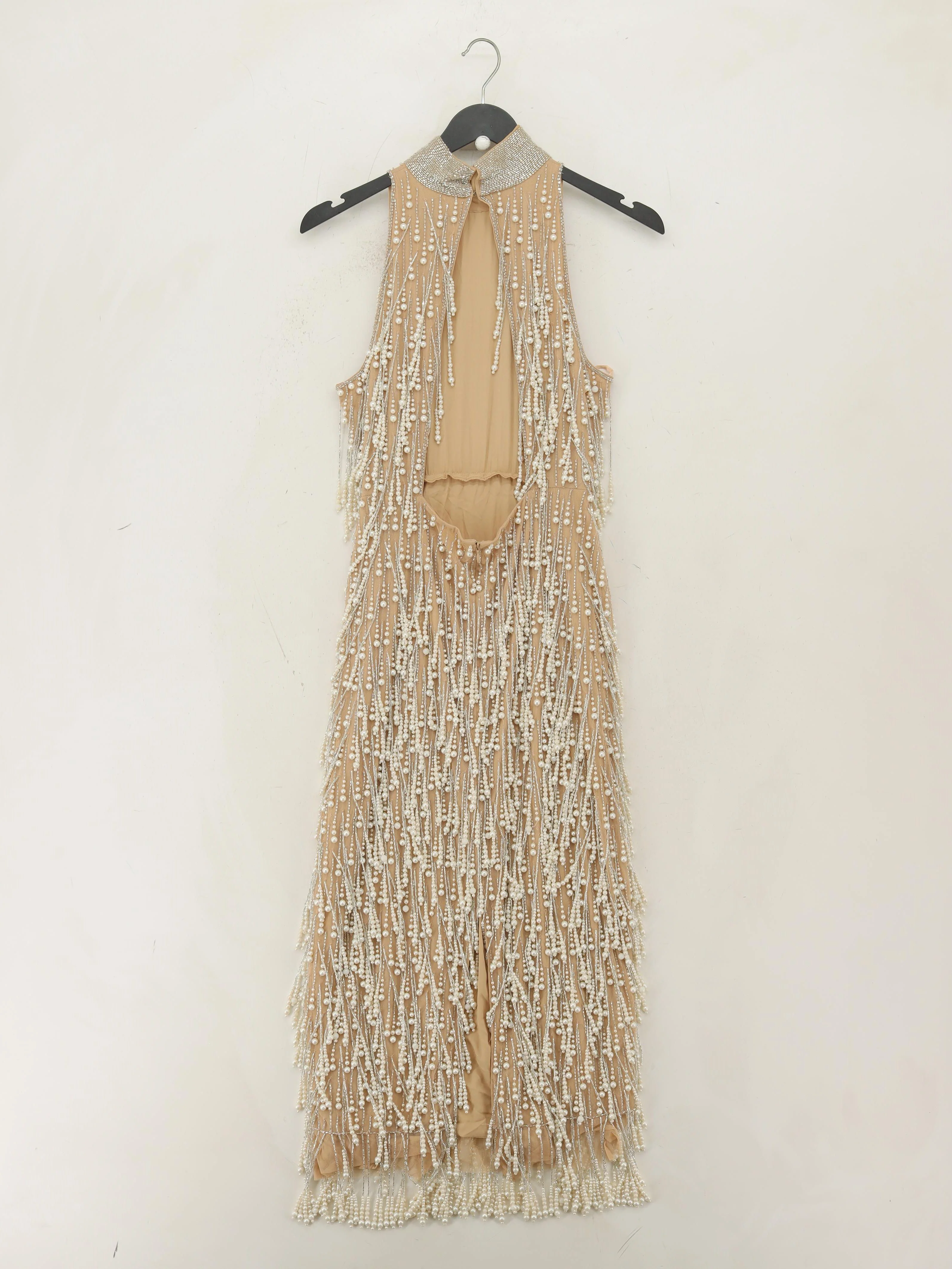 Karen Millen Tank Midi Dress UK10 in Tan RRP £399 - Image 2